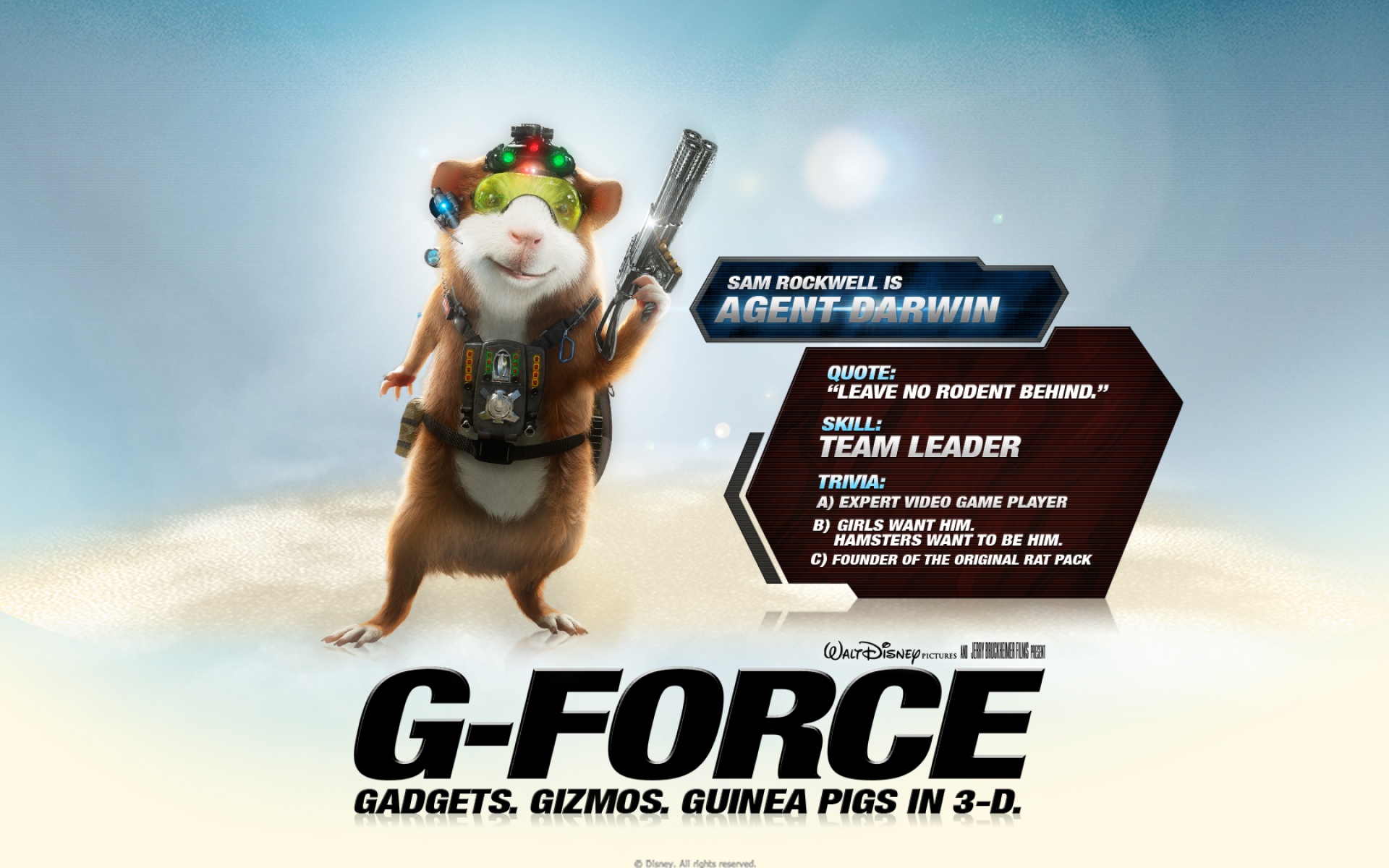 豚鼠特工队,G-Force,影视,卡通,电影,2012Y十一月03D