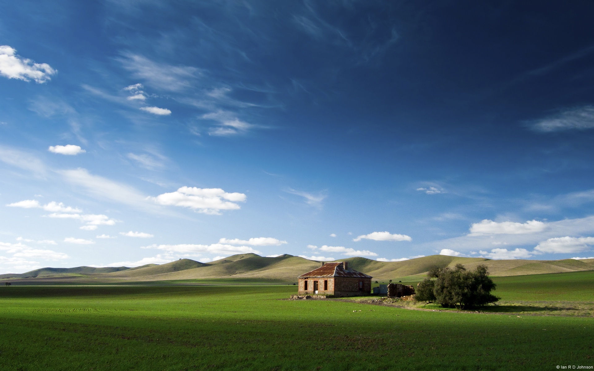 风景,碧绿草原,2012Y十月30D,儿童桌面专用
