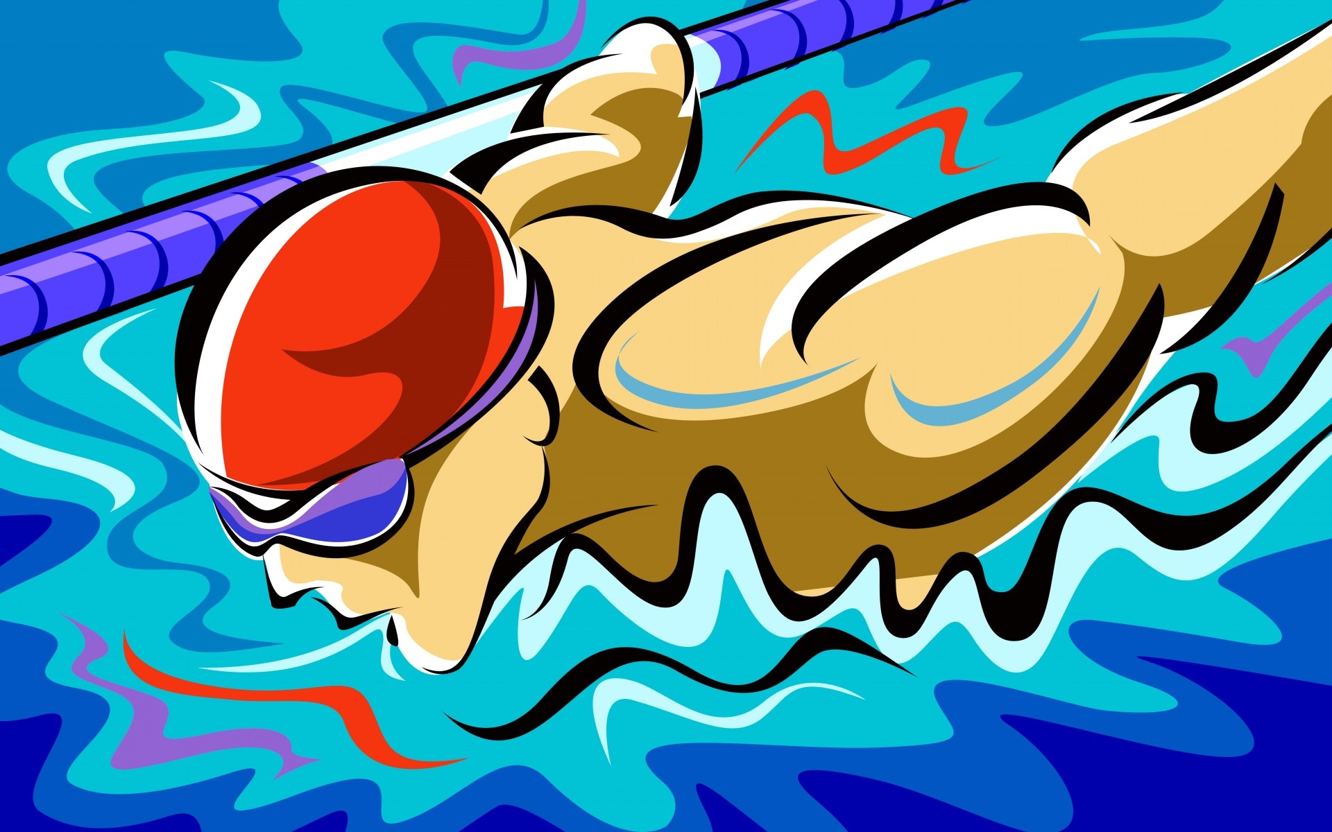 炫彩,手绘,插画,儿童桌面专用