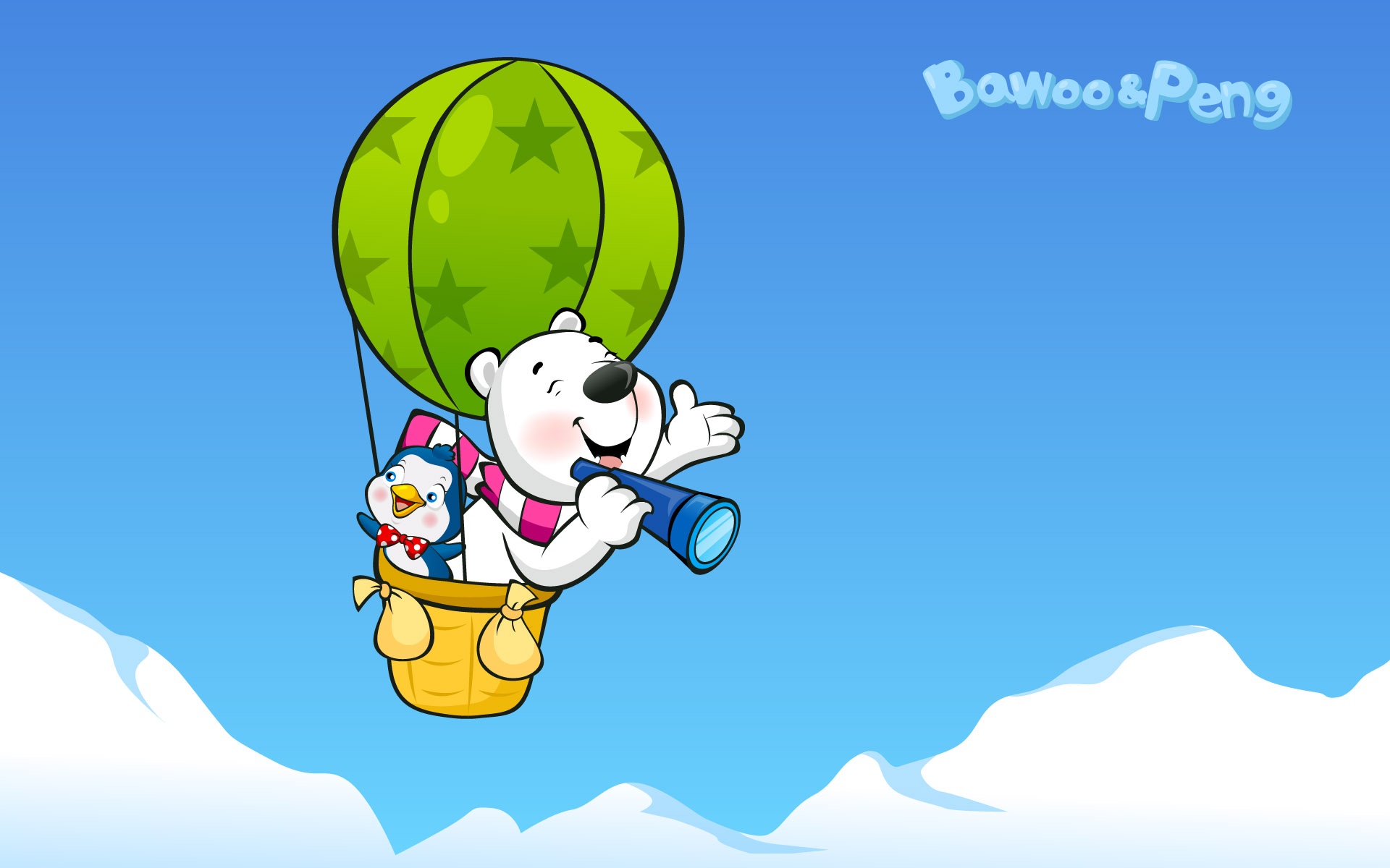 BawooPeng,卡通,熊,2012Y十一月05D,儿童桌面专用