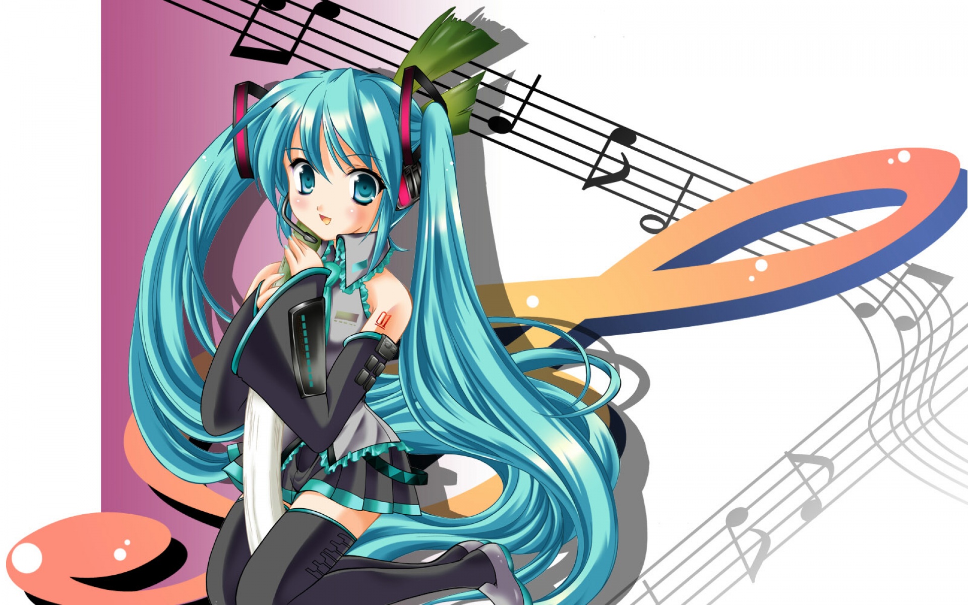 动漫,初音,2012Y十一月09D,儿童桌面专用