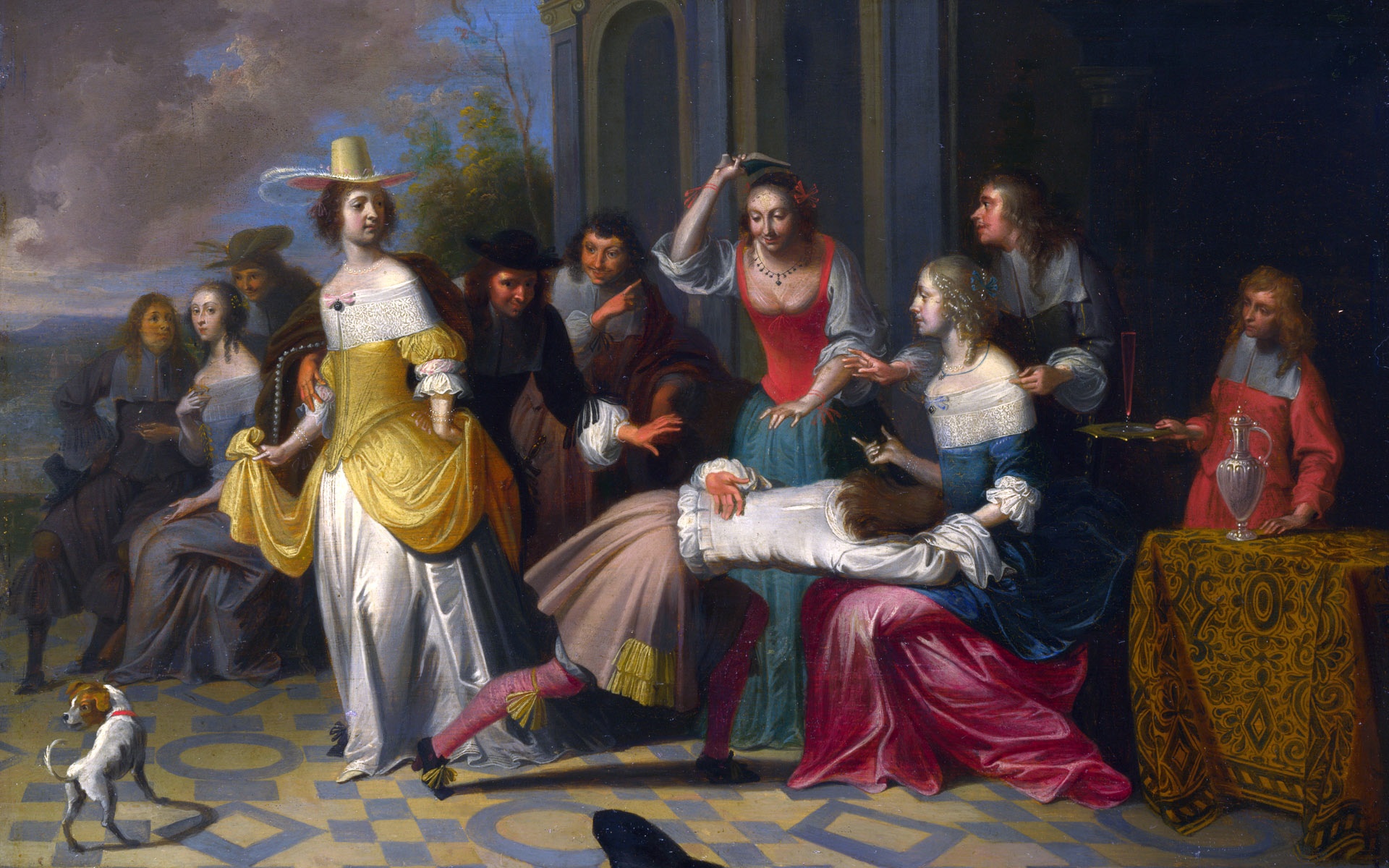 伦敦国家画廊,手绘