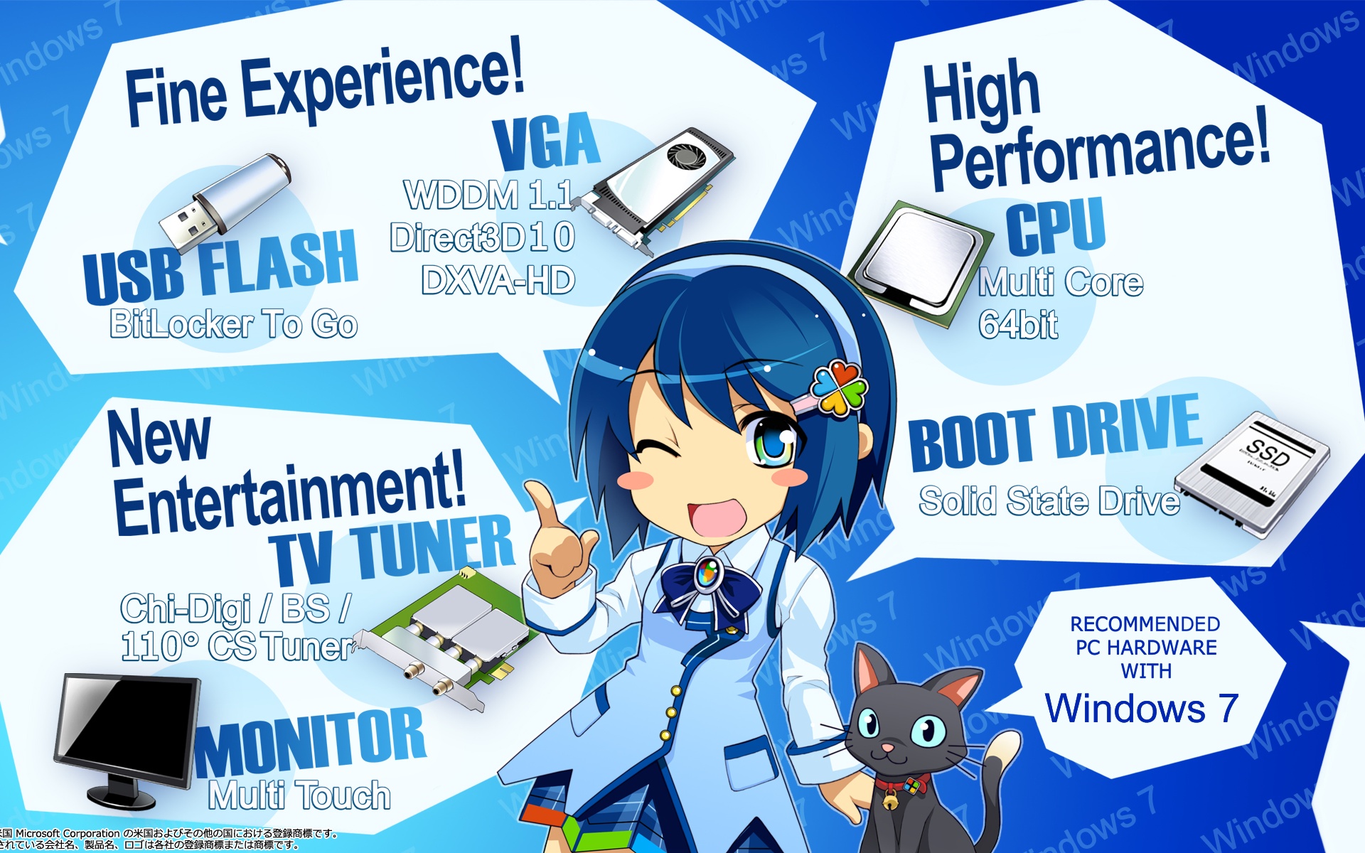 萌,Win7,娘窓辺ななみ,Nanami,动漫,2012Y十一月03D,儿童桌面专用