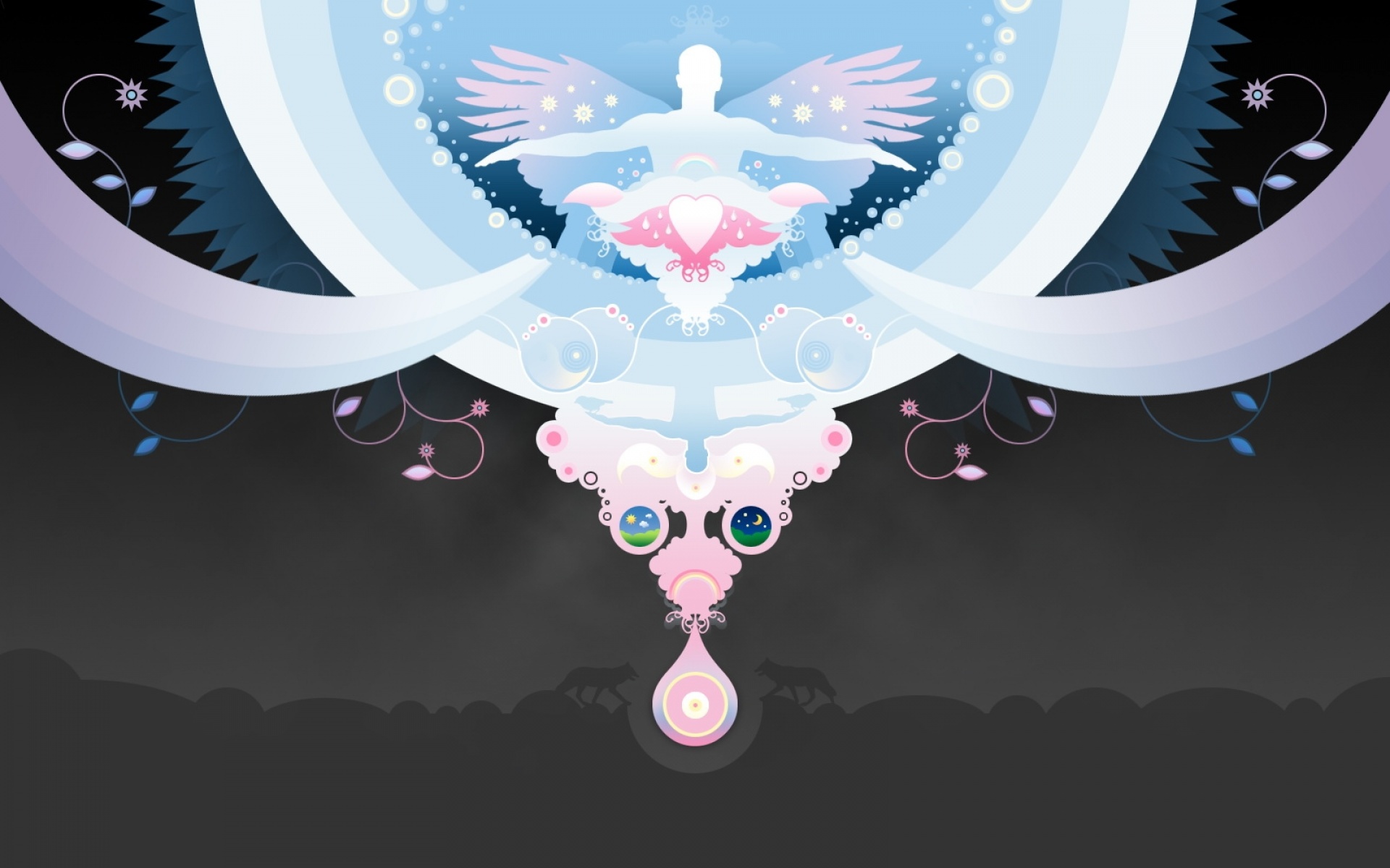 设计,炫彩,插画,儿童桌面专用