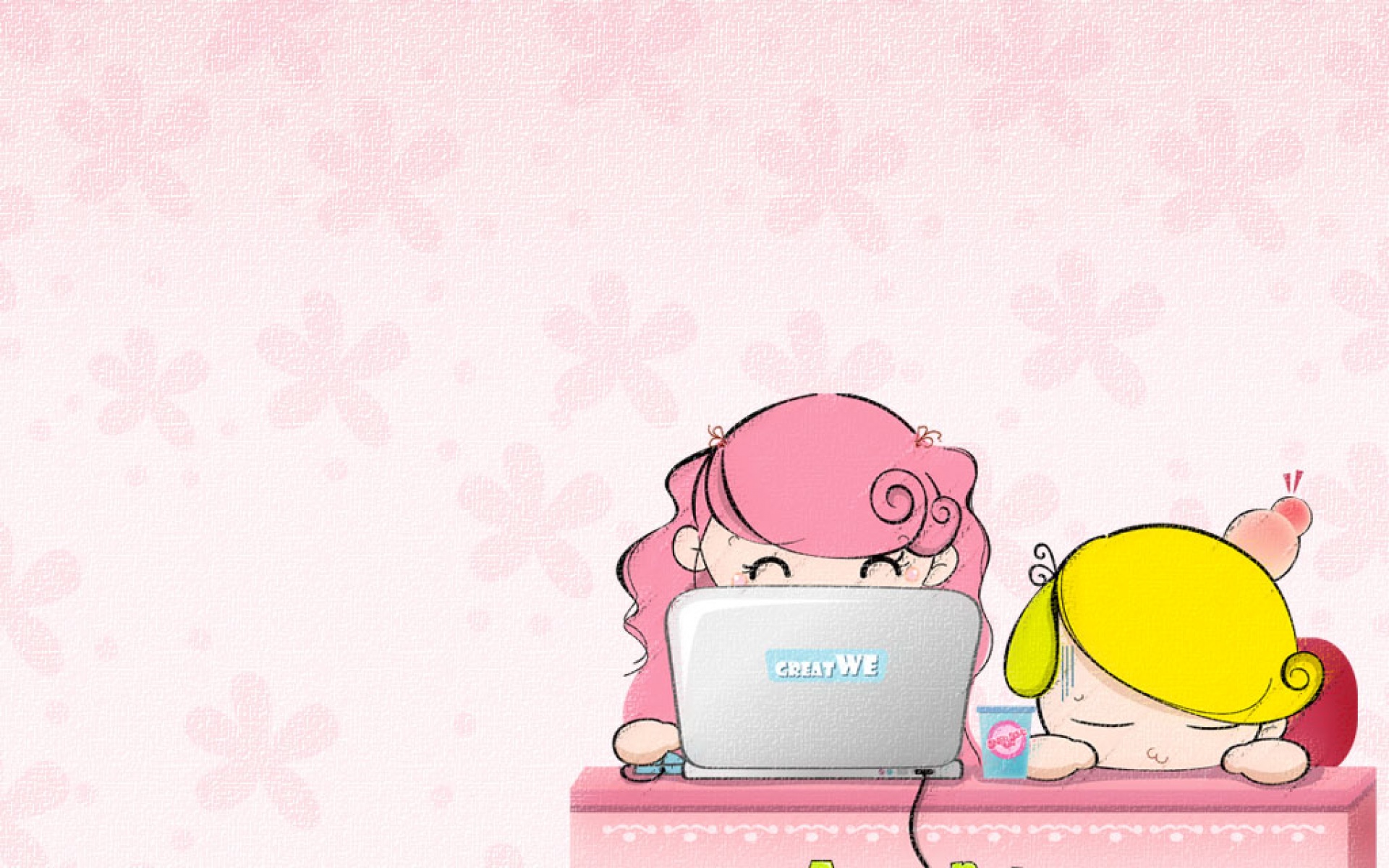 爱冬,女孩,精美,可爱,原创,卡通,2012Y十月31D,儿童桌面专用