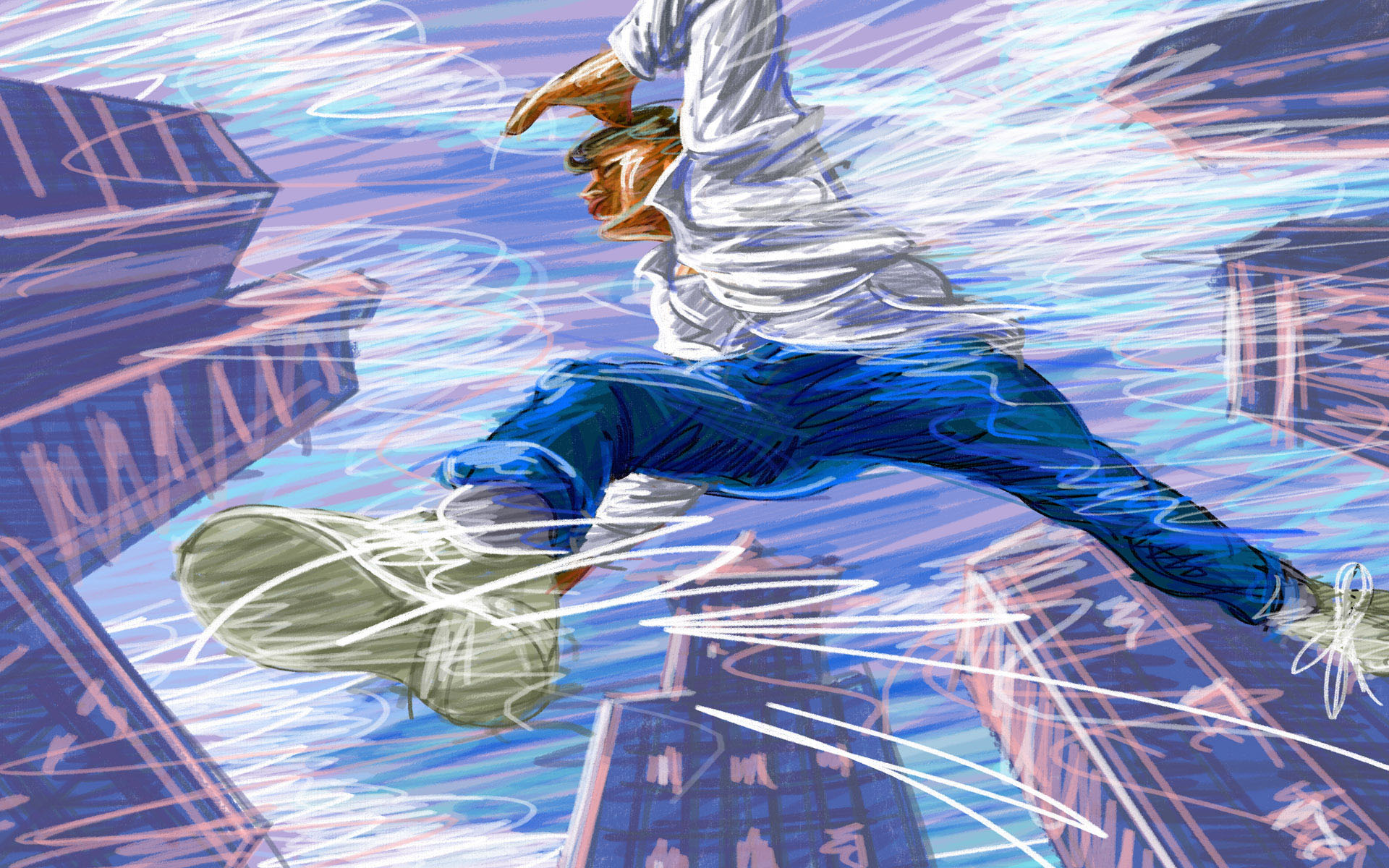 素描,蜡笔,手绘