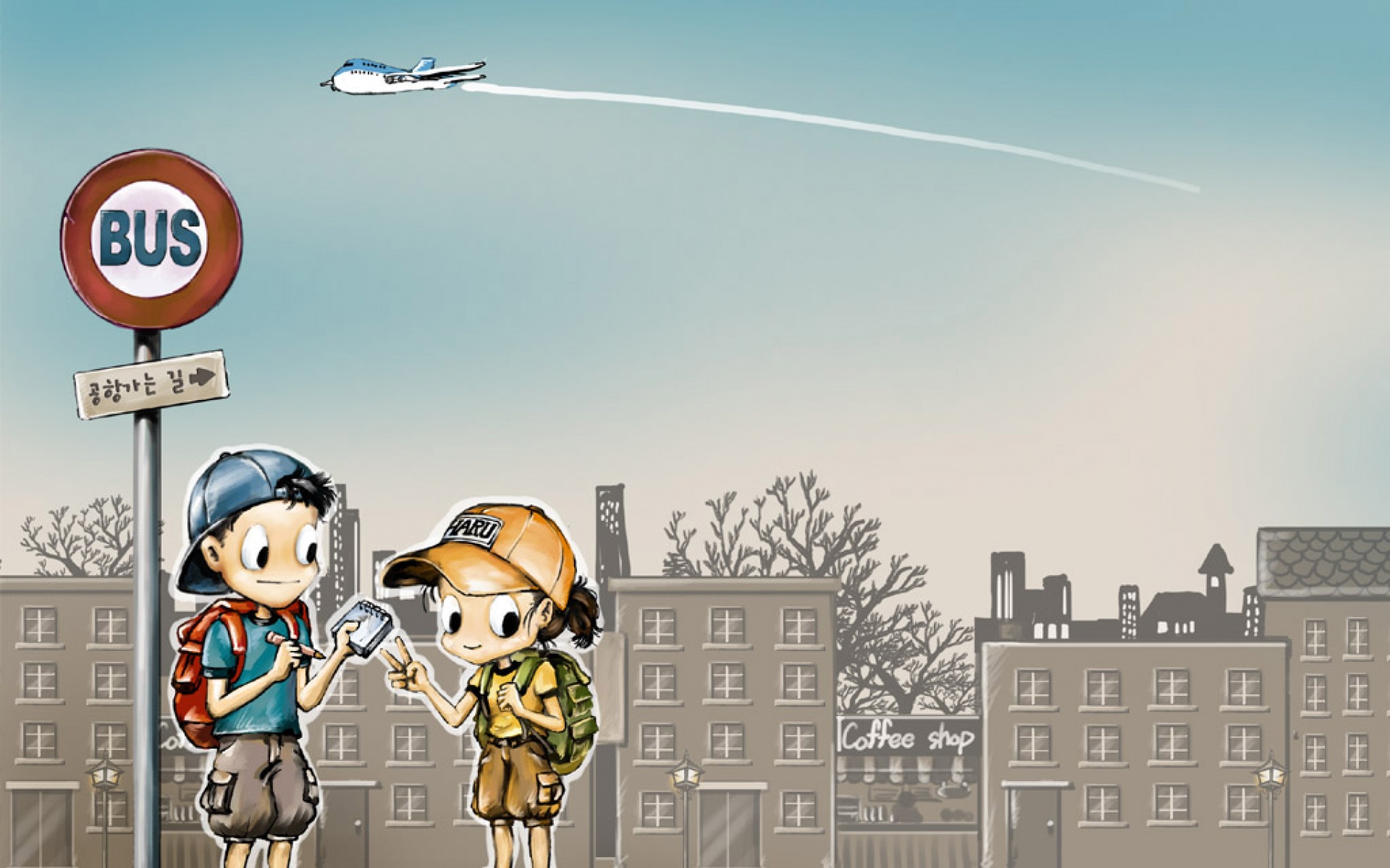 韩国,HARU,卡通,系列,2012Y十一月21D,儿童桌面专用