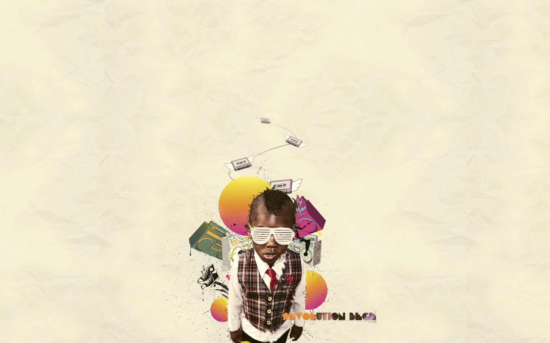 设计,插画,黄色,简约,儿童桌面专用