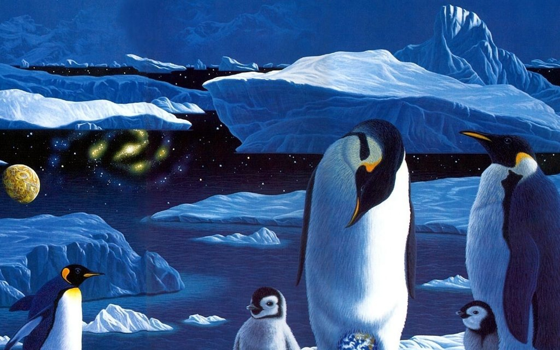 太空,动物,手绘,儿童桌面专用