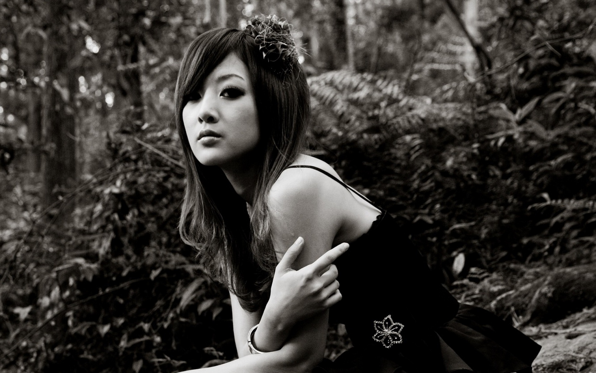 黑白,艺术照,果子MM,美女,清纯可爱,2012Y十月30D,萌妹子