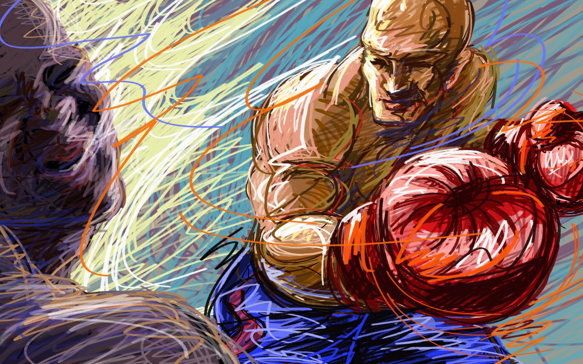 蜡笔,速写,体育,运动,2012Y十一月12D