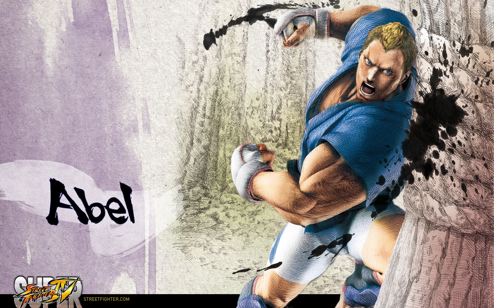 超级街霸,街霸,游戏,宽屏,水墨,中国风,2012Y十一月04D