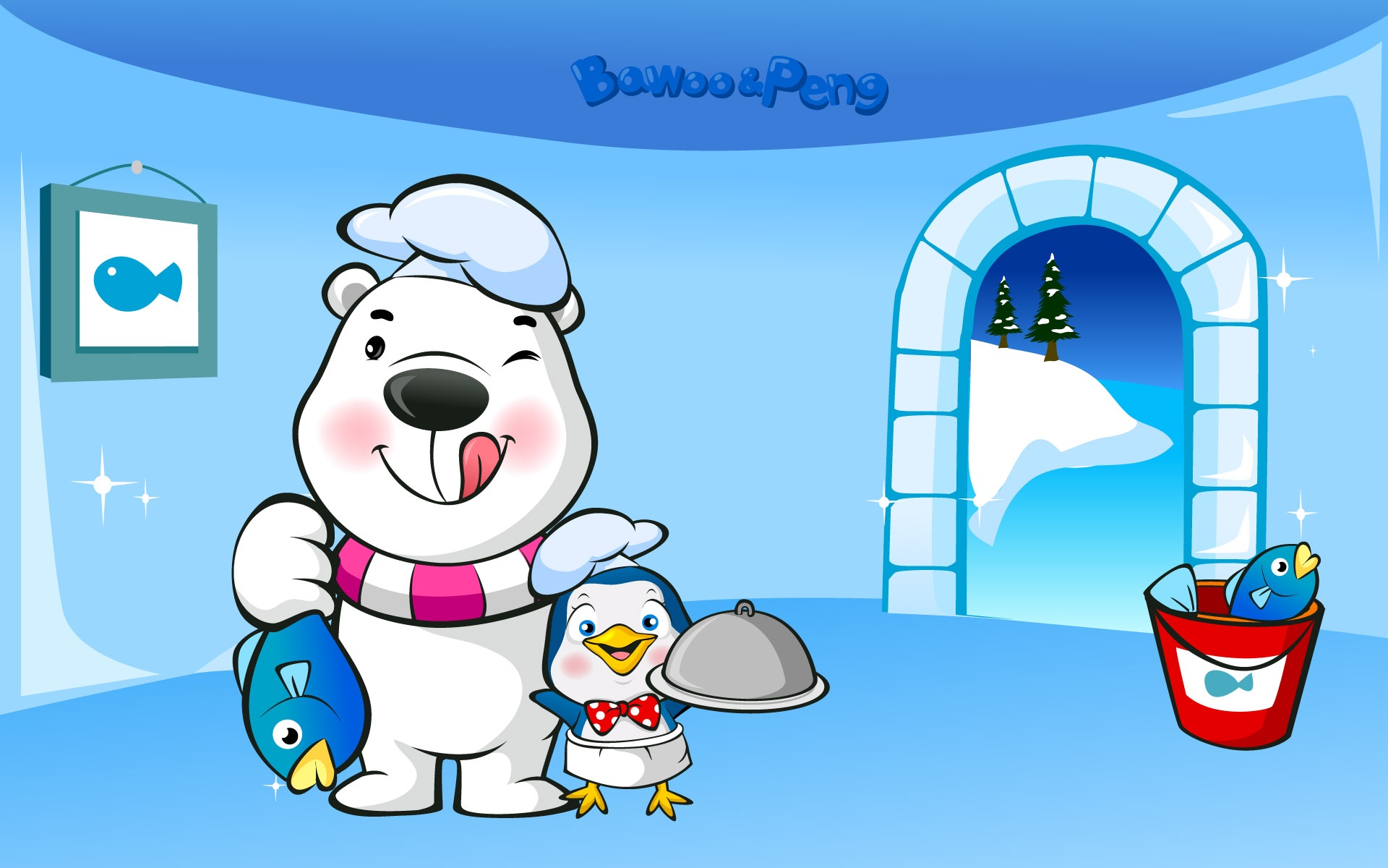 BawooPeng,卡通,熊,2012Y十一月04D,儿童桌面专用