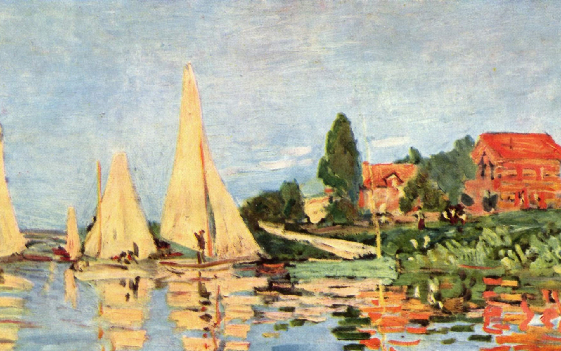 莫奈,作品,油画,手绘,2012Y十一月03D,创意,设计,儿童桌面专用