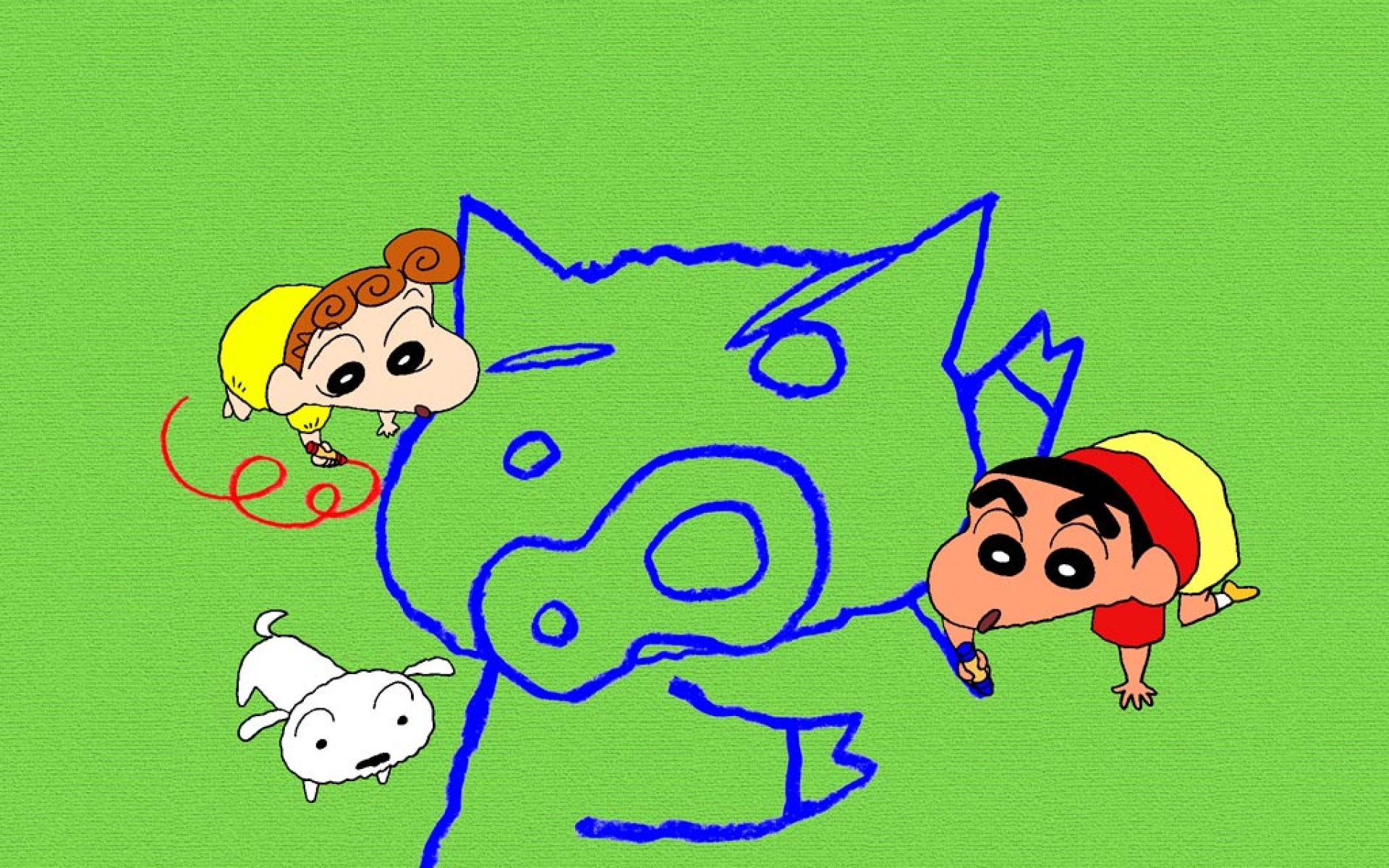 蜡笔小新,卡通,动漫,2012Y十一月03D,儿童桌面专用