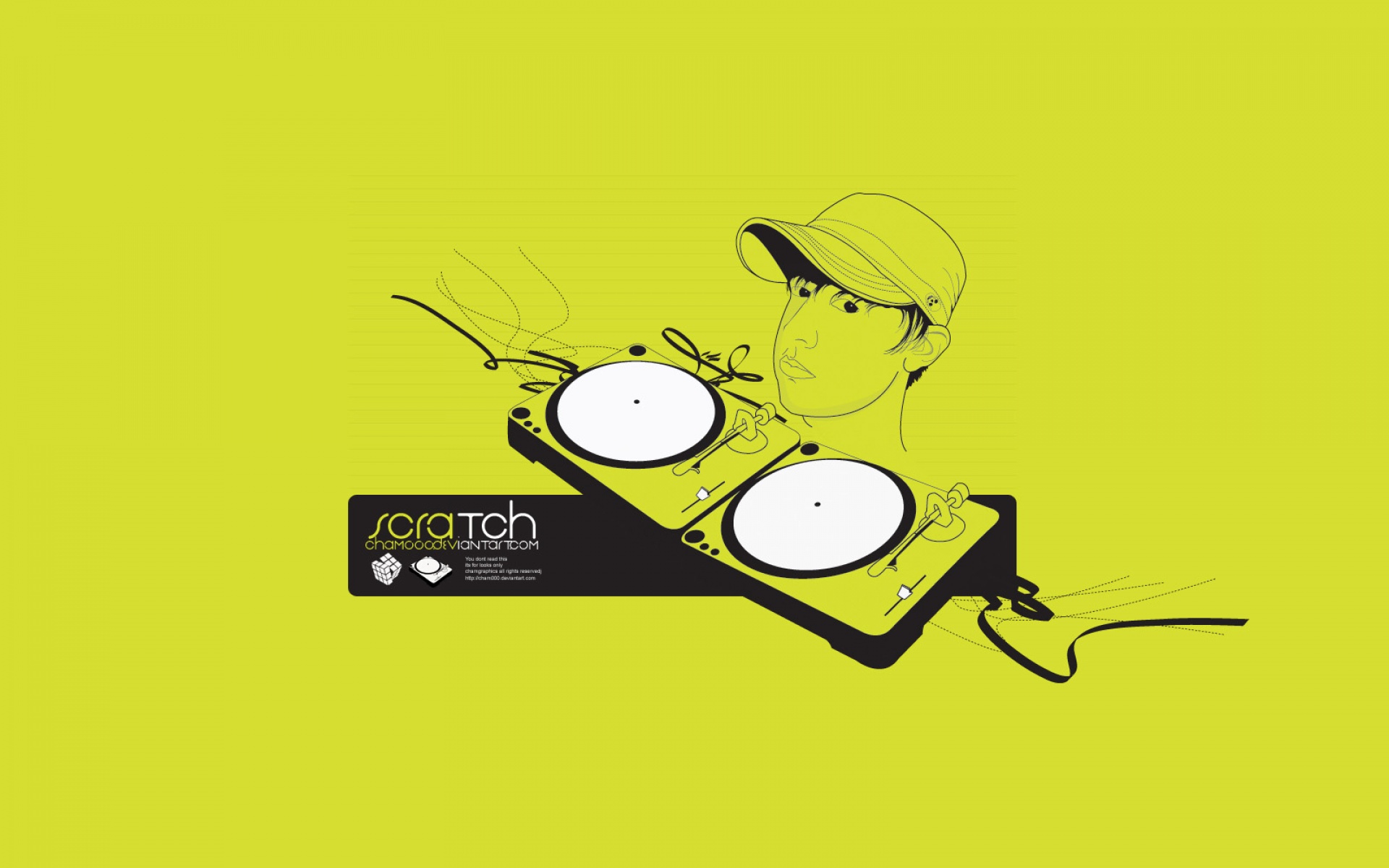 简约,设计,插画,黄色,儿童桌面专用