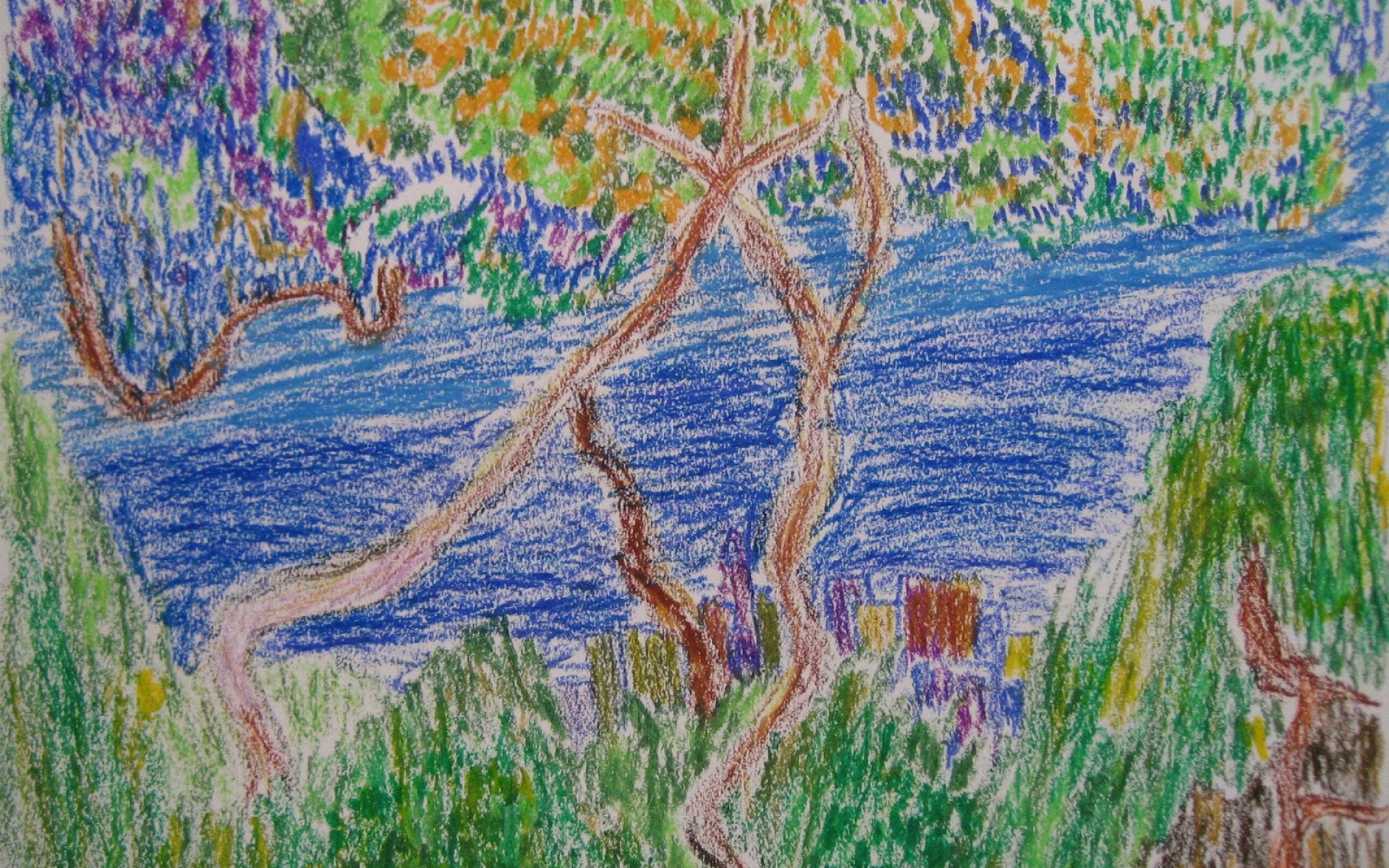 莫奈,作品,油画,手绘,2012Y十一月04D,创意,儿童桌面专用