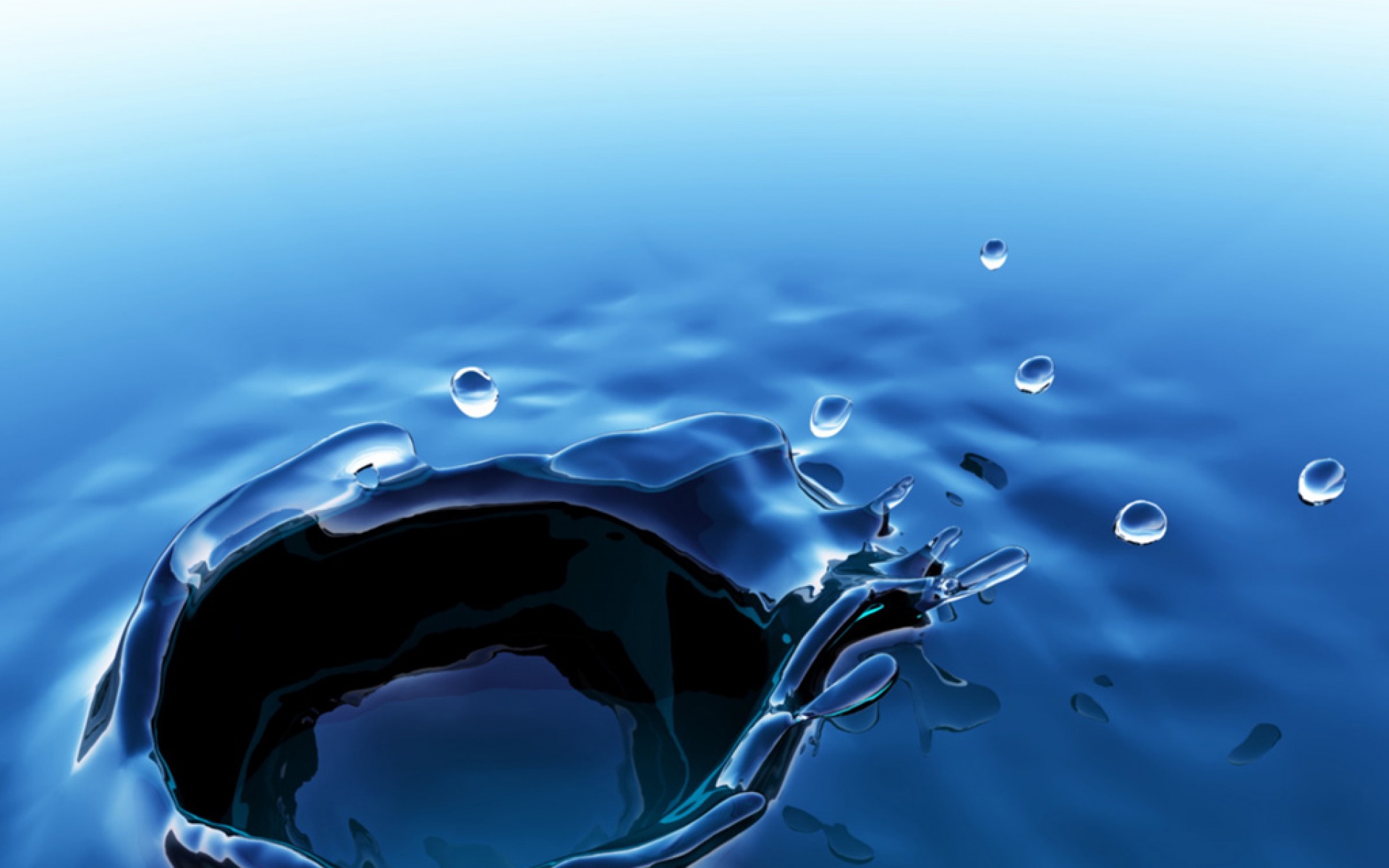 简约,蓝色,儿童桌面专用