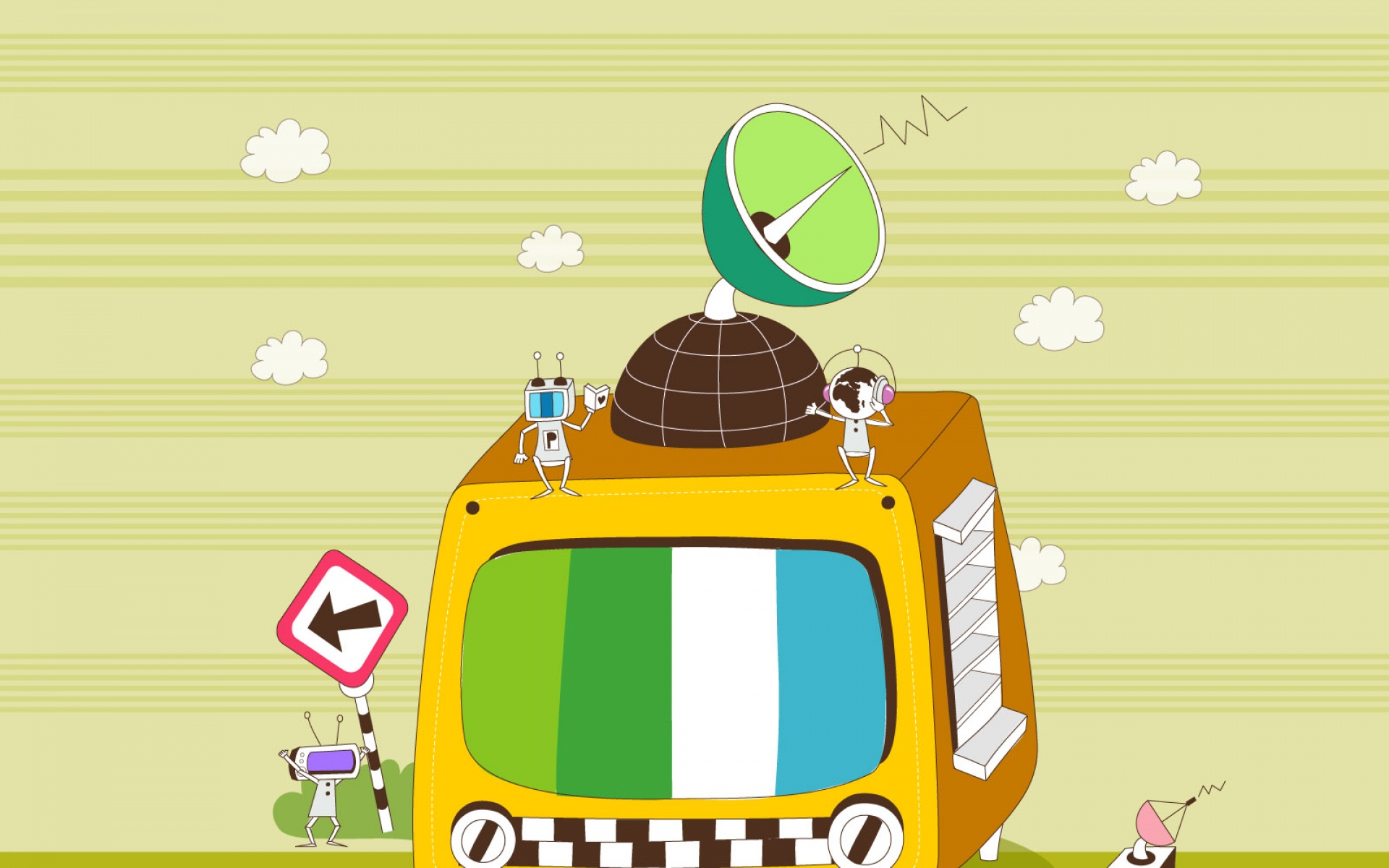 科技,联想,卡通,矢量,2012Y十一月05D,儿童桌面专用