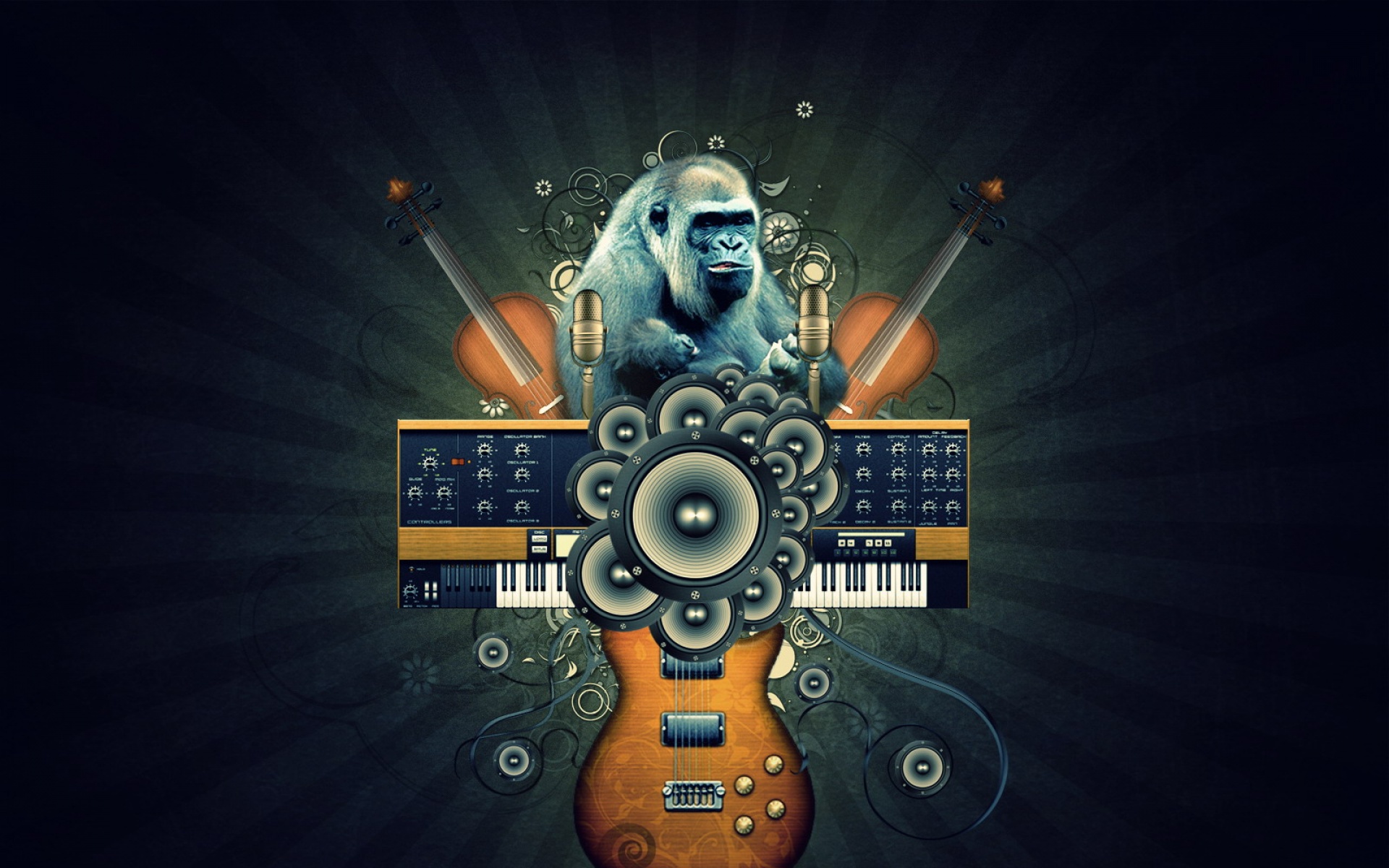 音乐,丛林,设计,高清,2012Y十一月04D,儿童桌面专用