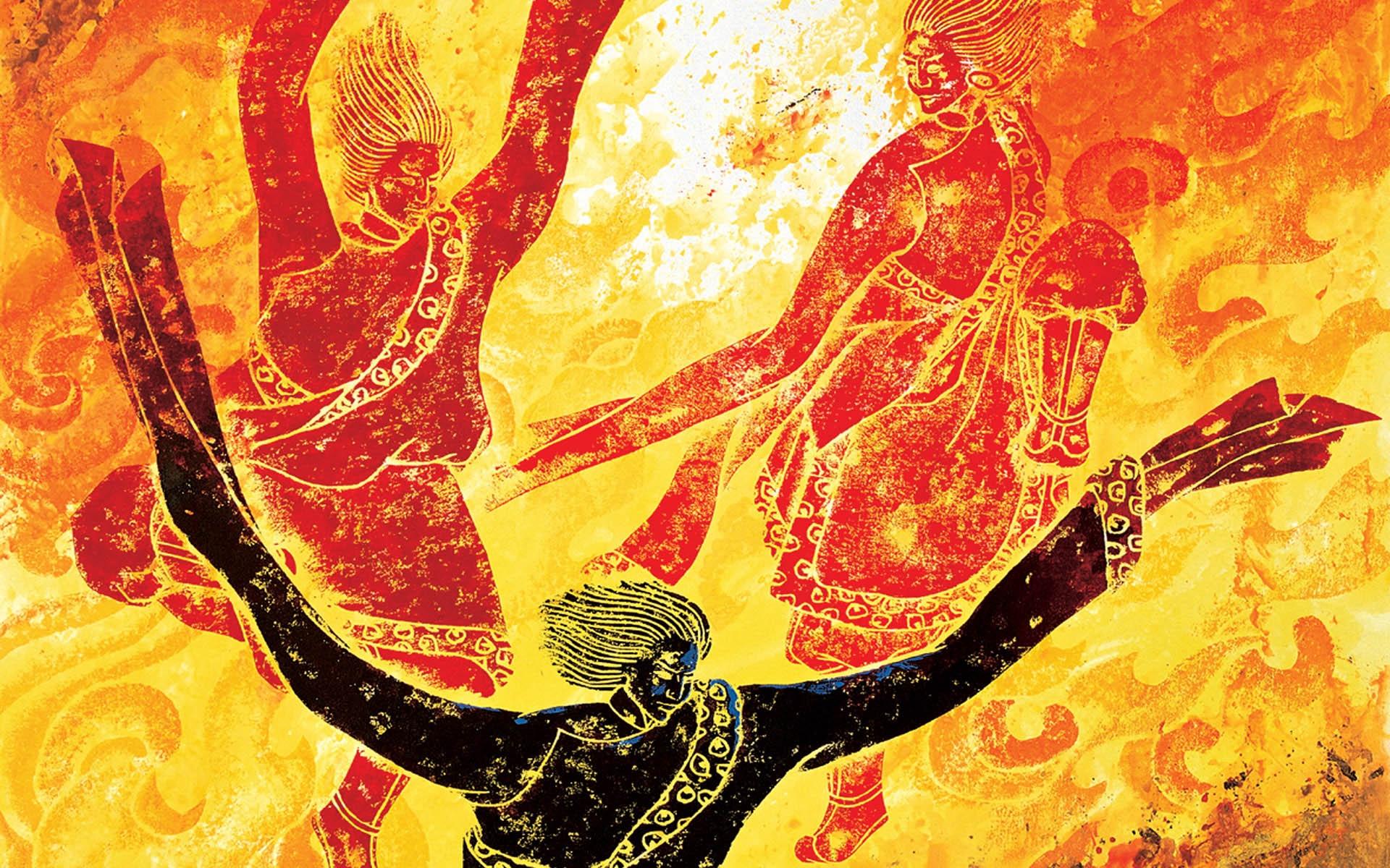 藏族,祥巴,版画,手绘,油画,2012Y十月31D,创意,设计