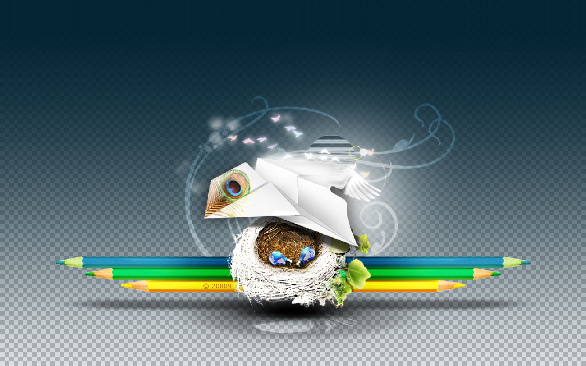 创意,鸟巢,2012Y十一月02D,儿童桌面专用