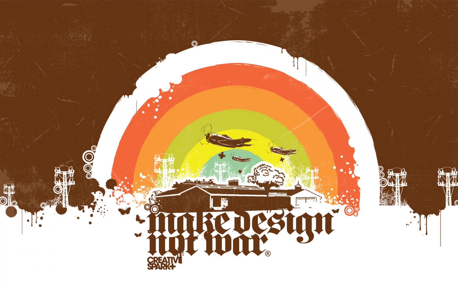 设计,炫彩,插画,儿童桌面专用