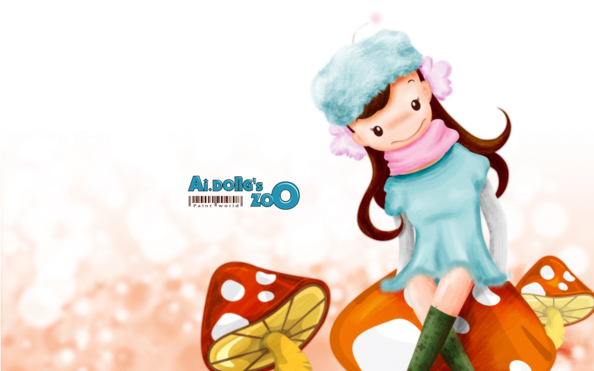 爱冬,女孩,精美,可爱,原创,卡通,2012Y十月31D,儿童桌面专用