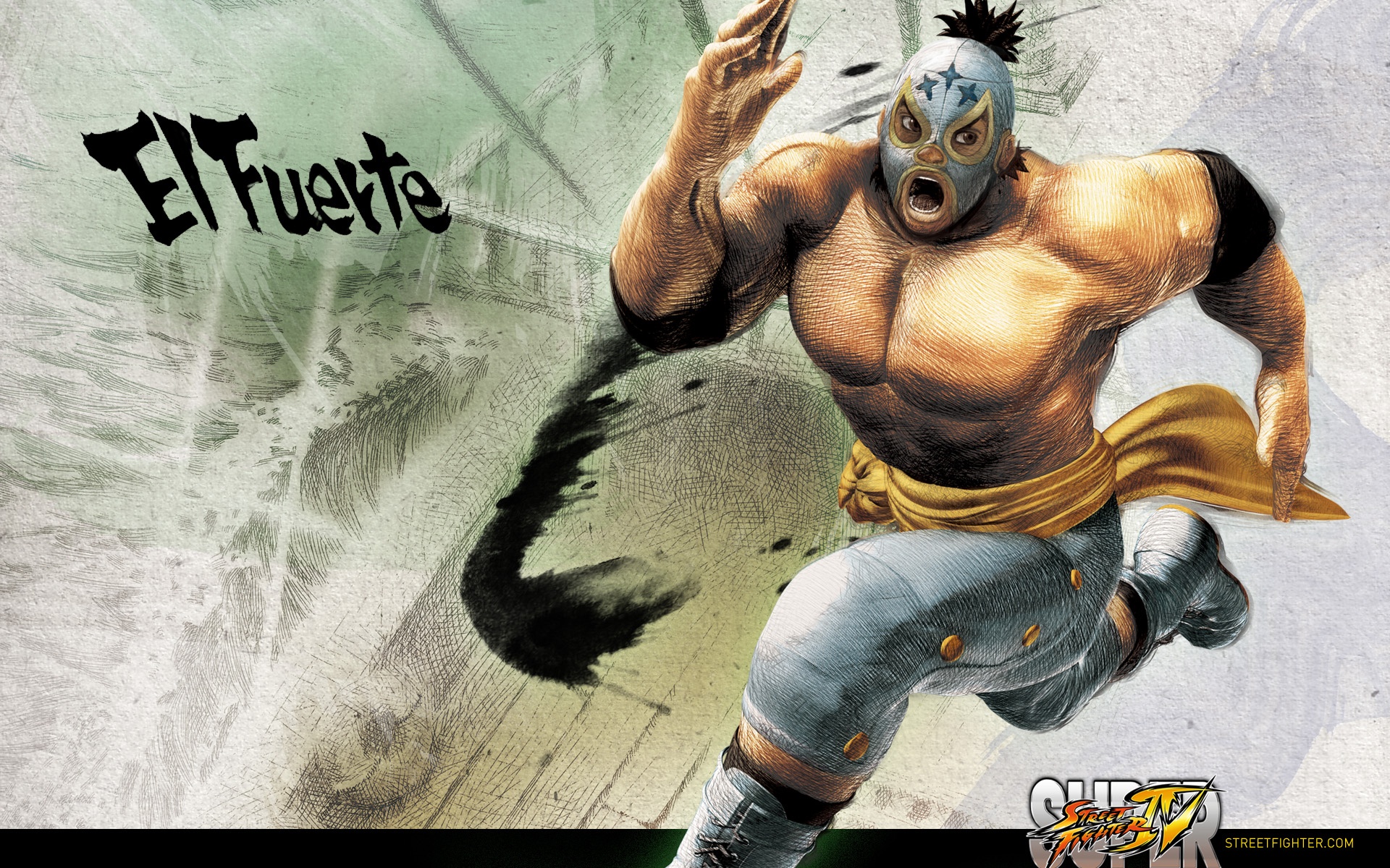 超级街霸,街霸,游戏,宽屏,水墨,中国风,2012Y十一月04D