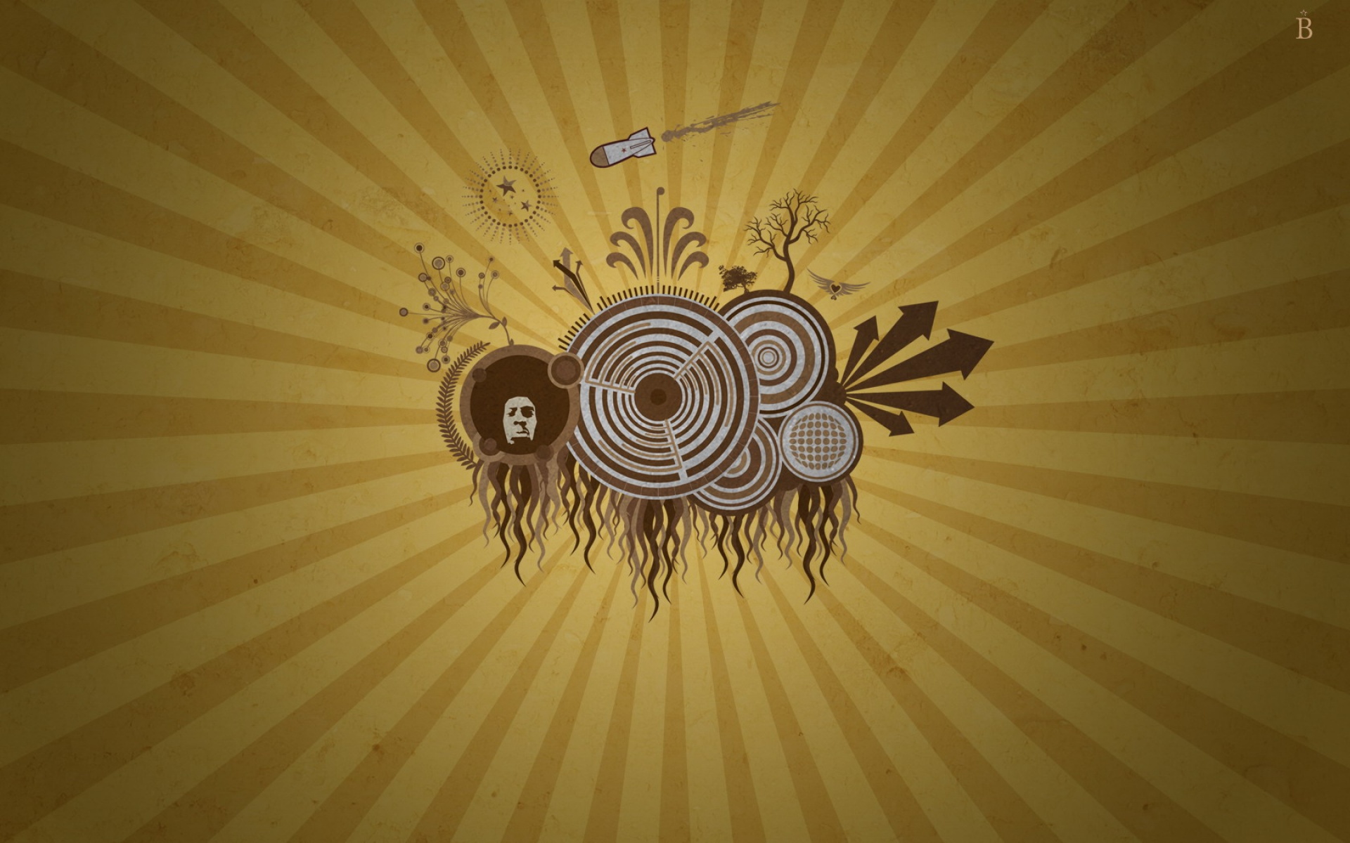 设计,简约,黄色,儿童桌面专用