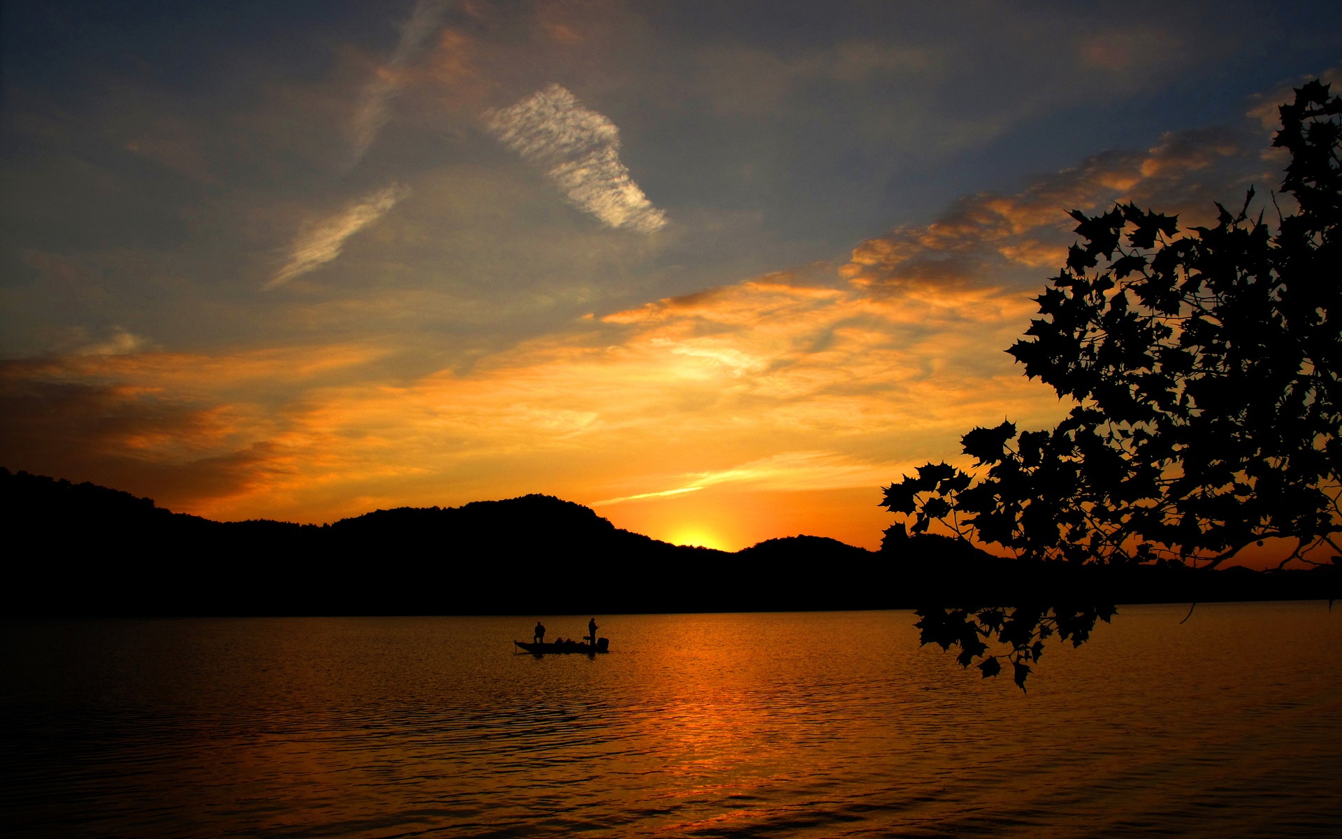 风景,落日余晖,2012Y十月30D,儿童桌面专用