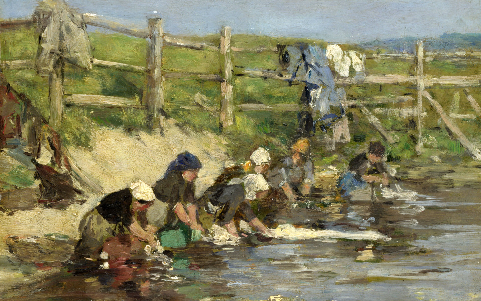 伦敦国家画廊,手绘