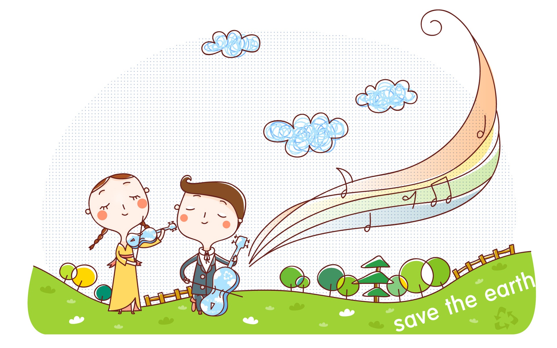 拯救,地球,可爱,卡通,2012Y十一月05D,儿童桌面专用