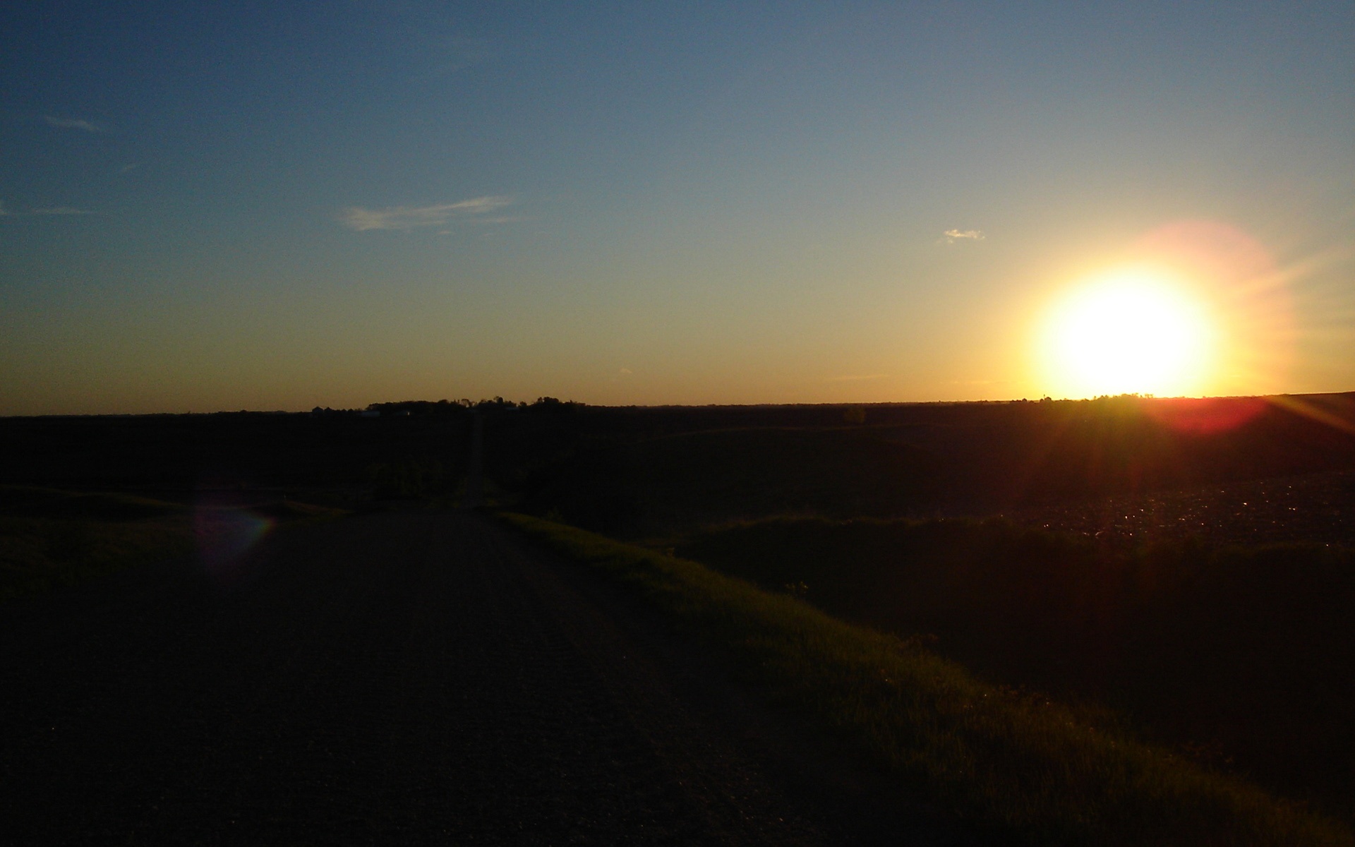 风景,落日余晖,儿童桌面专用