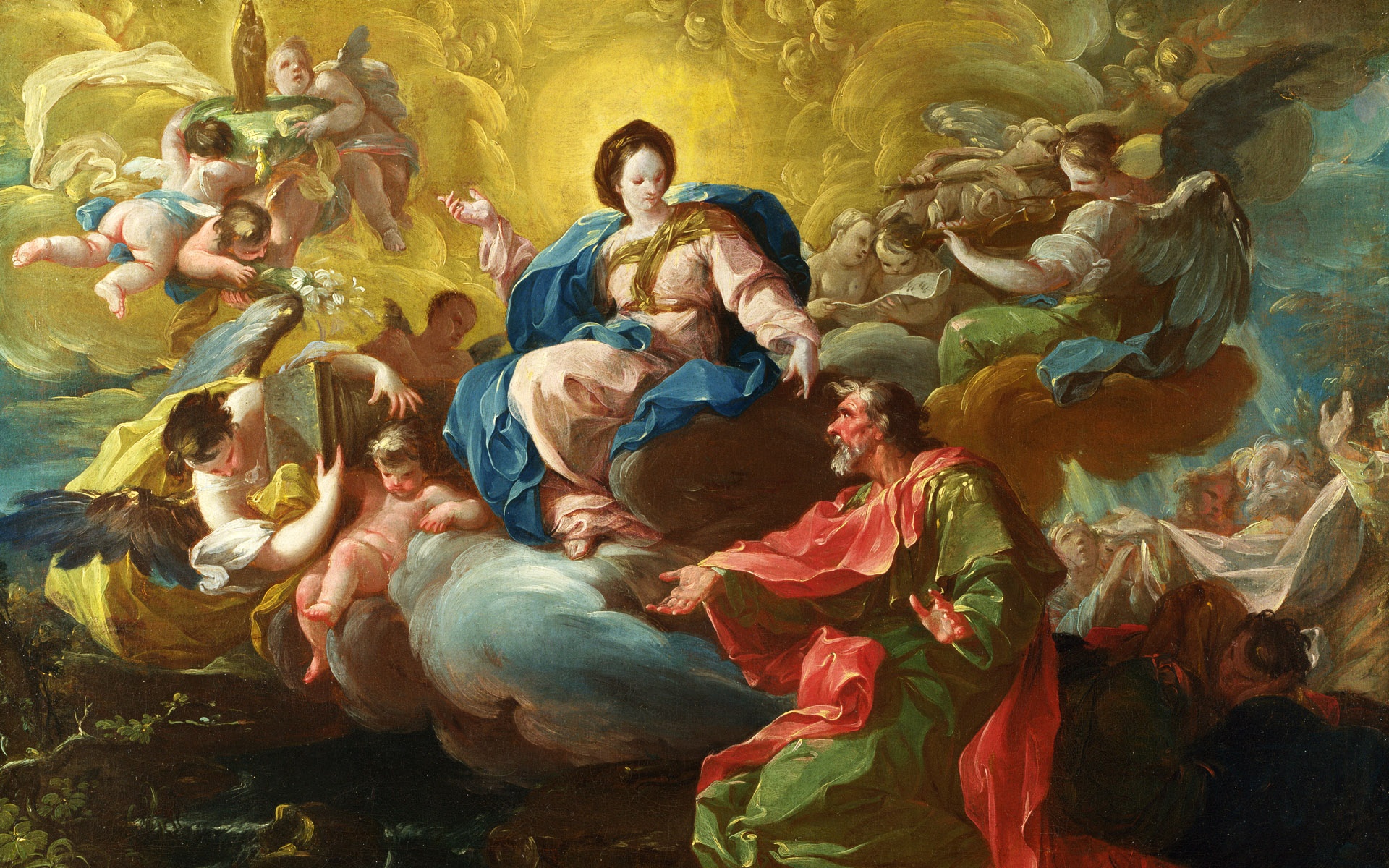 伦敦国家画廊,手绘