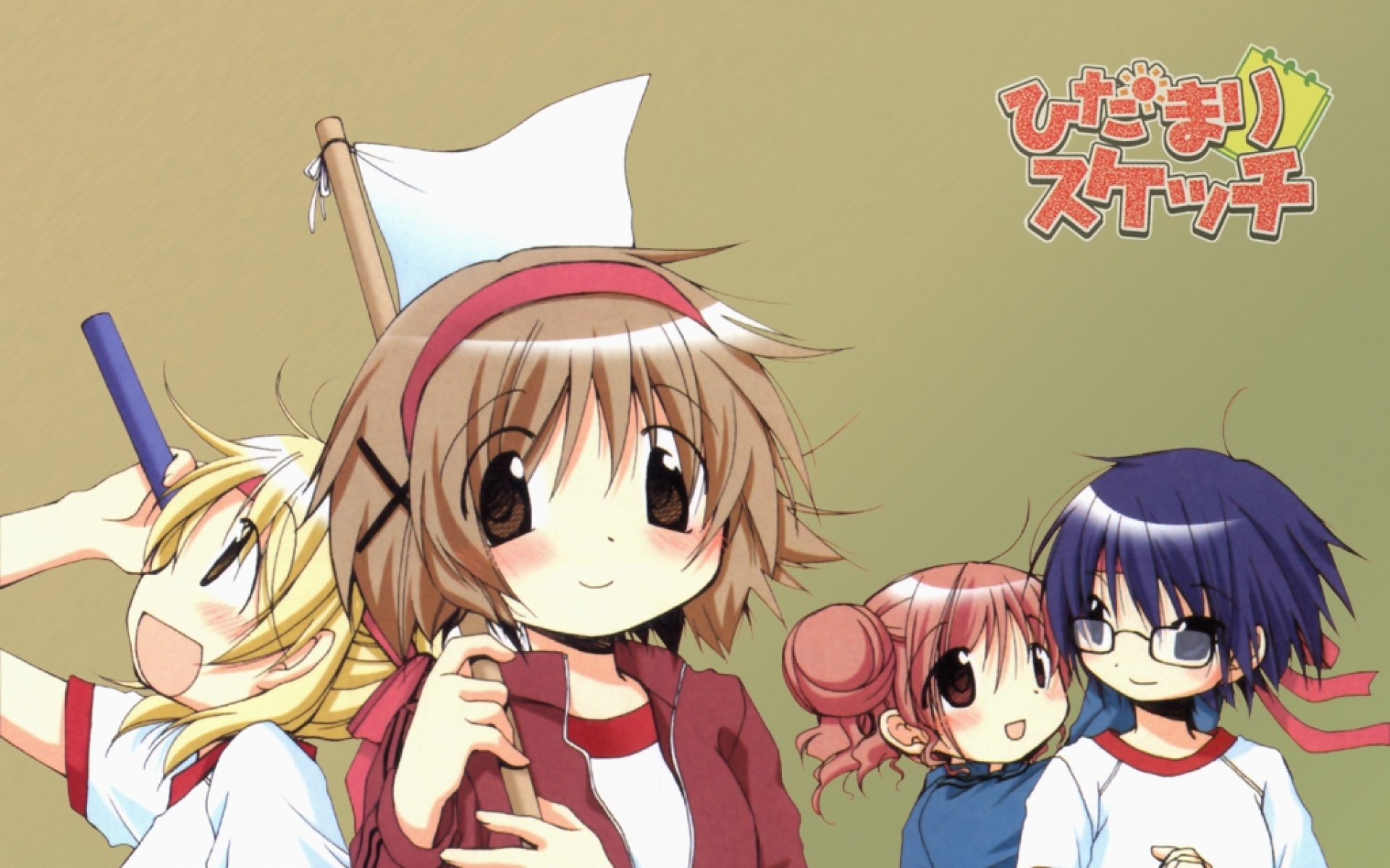 向阳素描,动漫,可爱,2012Y十一月04D,儿童桌面专用