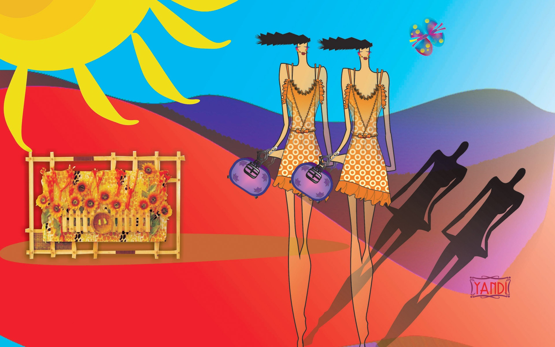 设计,炫彩,插画