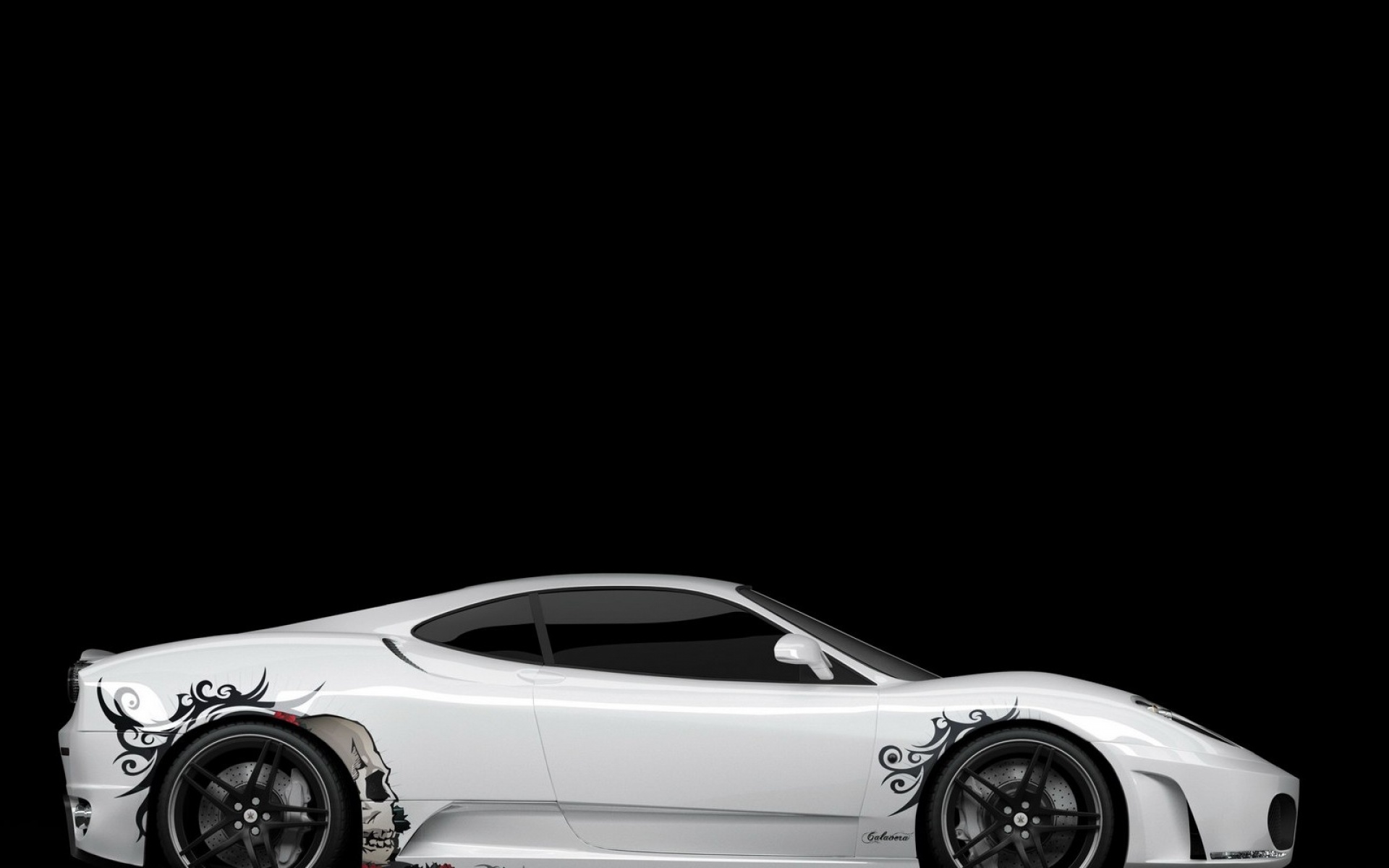 白色,死神,骷髏,Ferrari,F430,Calavera,汽车,法拉利,2012Y十一月08D,儿童桌面专用