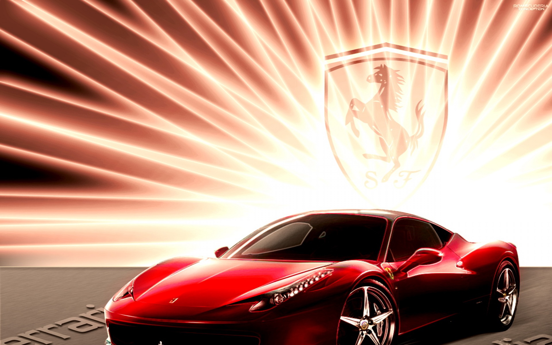 汽车,法拉利,2012Y十月30D,儿童桌面专用