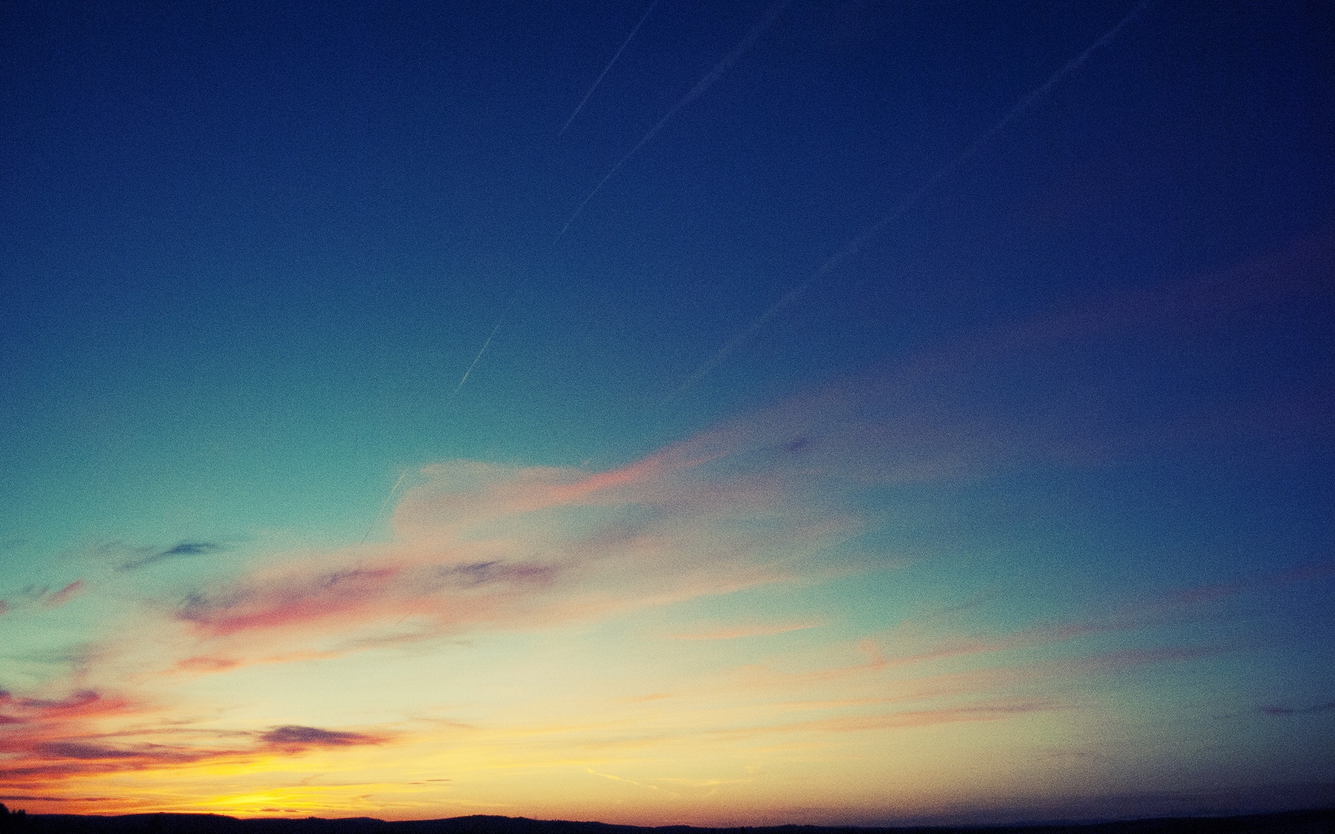 风景,落日余晖,儿童桌面专用