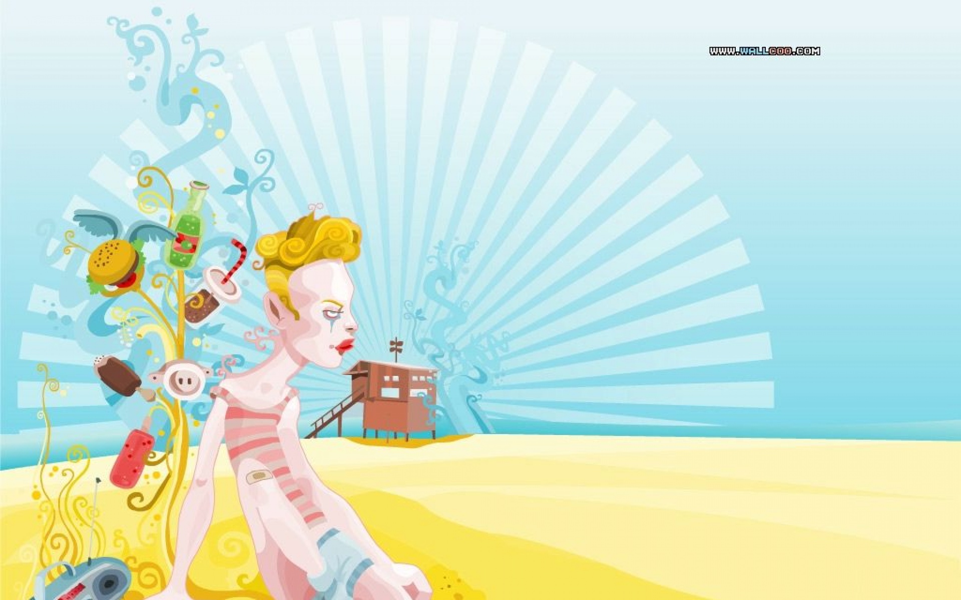 炫彩,手绘,儿童桌面专用