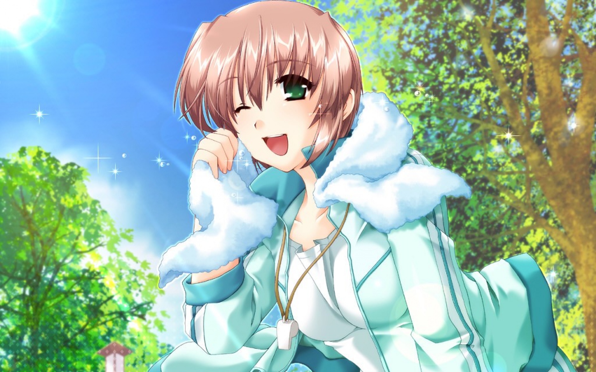 七彩的素描,动漫美女,插画,2012Y十一月21D,儿童桌面专用