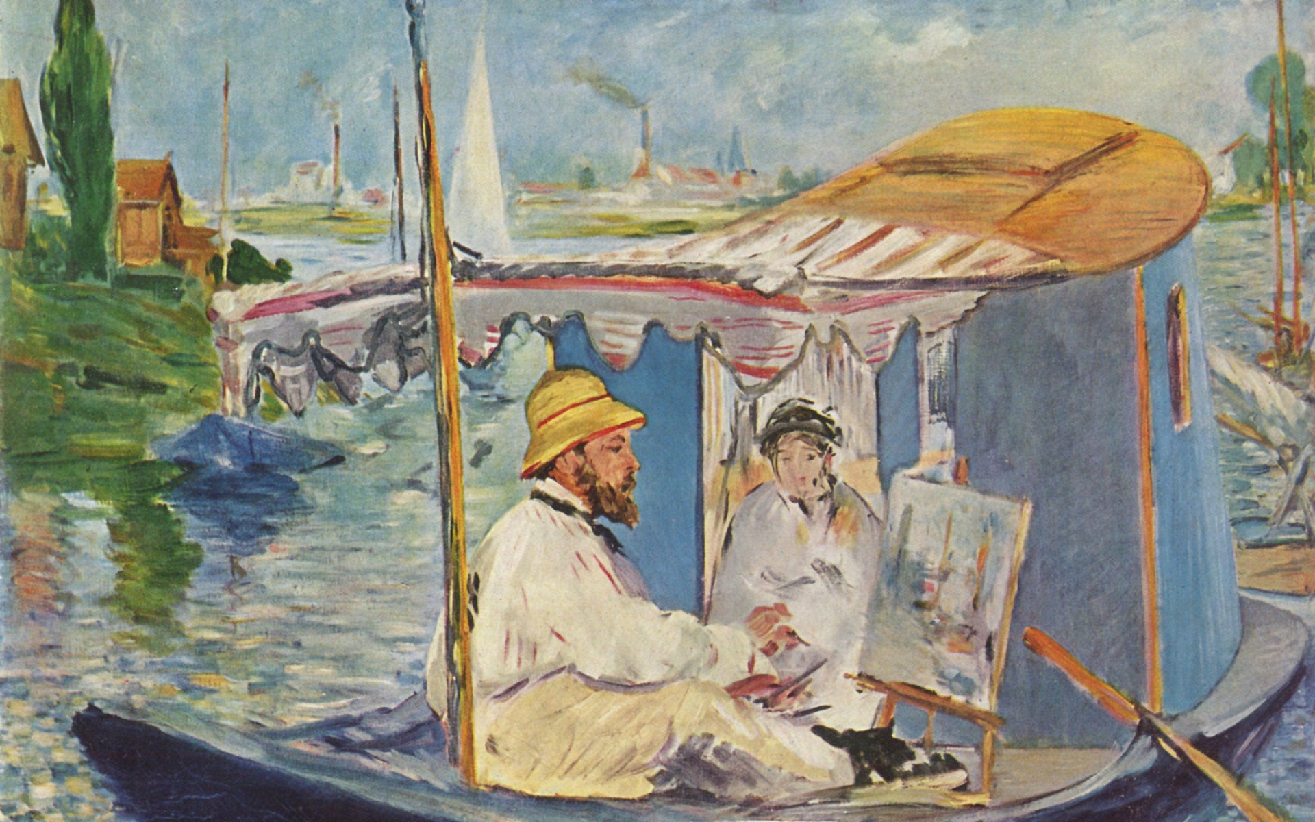 莫奈,作品,油画,手绘,2012Y十一月03D,创意,设计