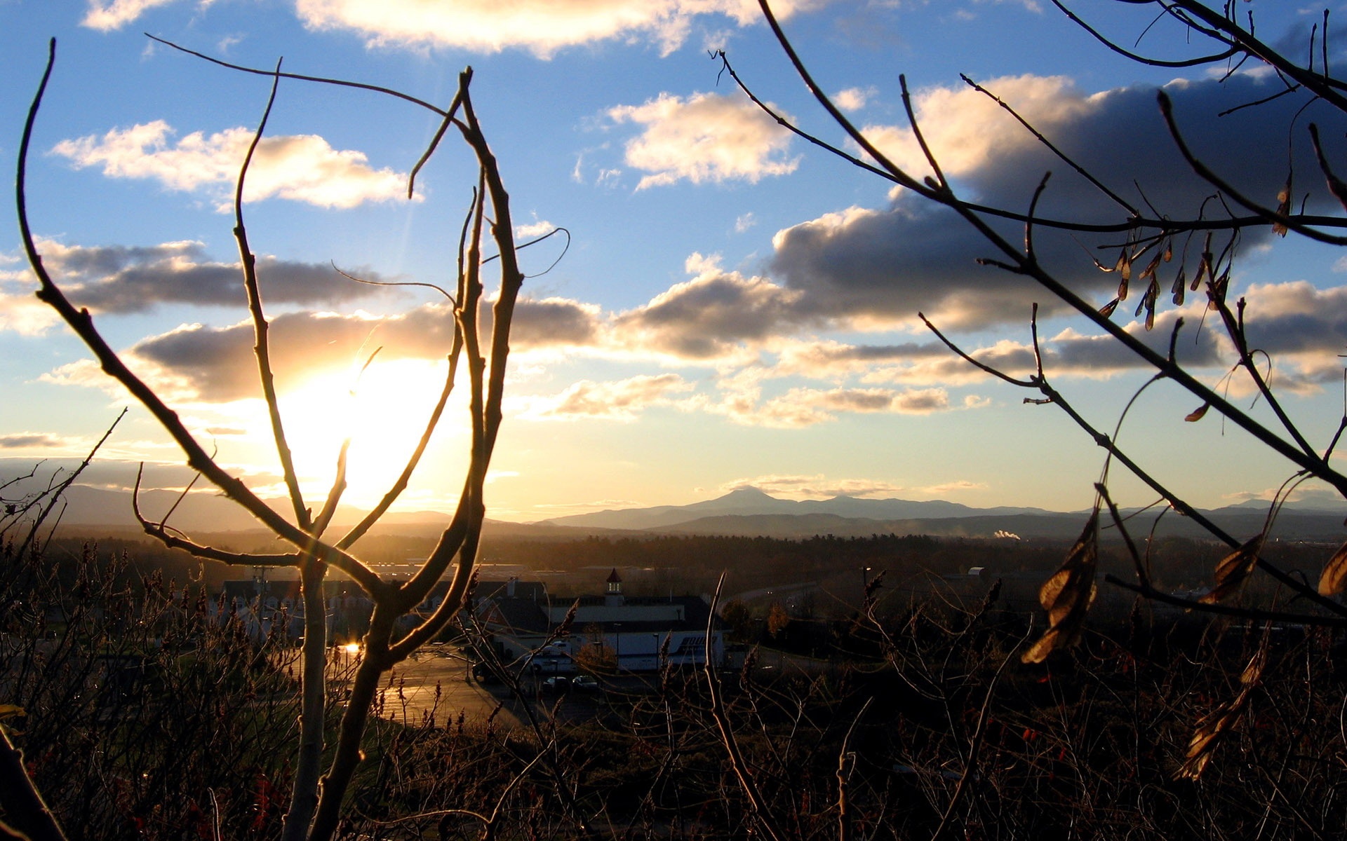 风景,落日余晖,2012Y十一月04D,儿童桌面专用