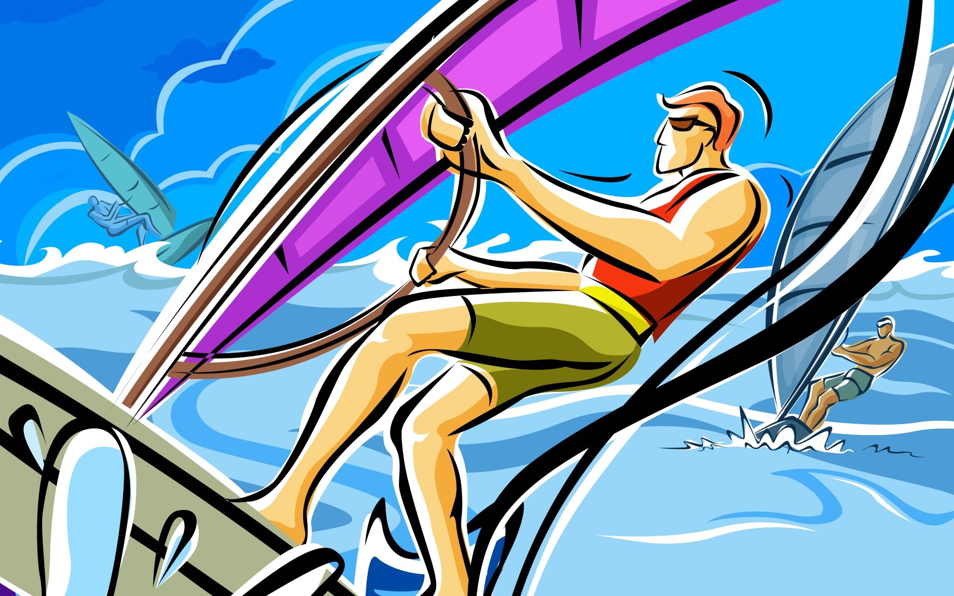 炫彩,手绘,儿童桌面专用