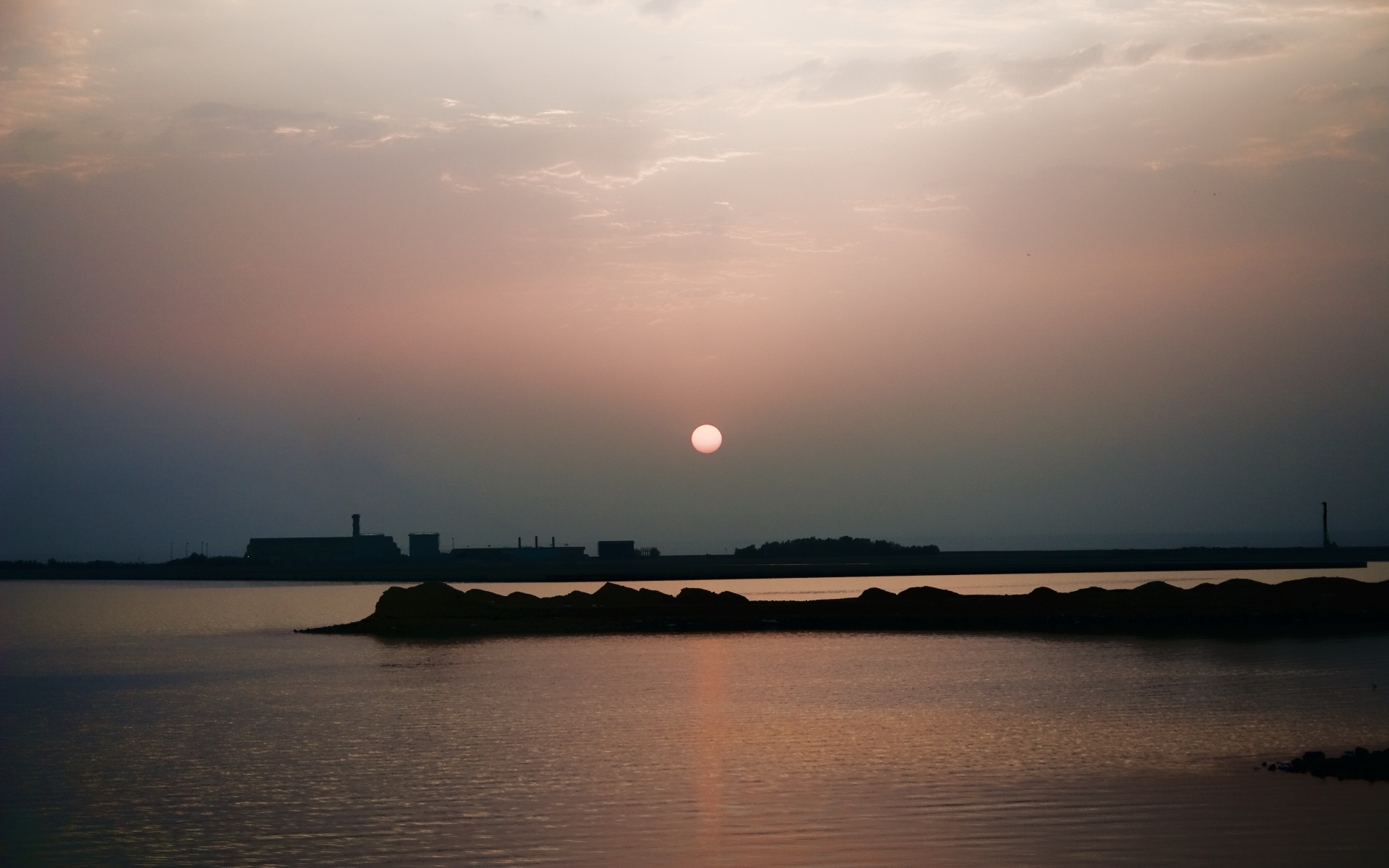 风景,落日余晖,儿童桌面专用