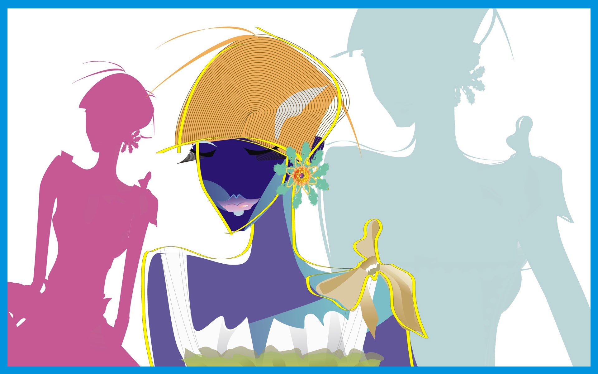 设计,炫彩,手绘,插画