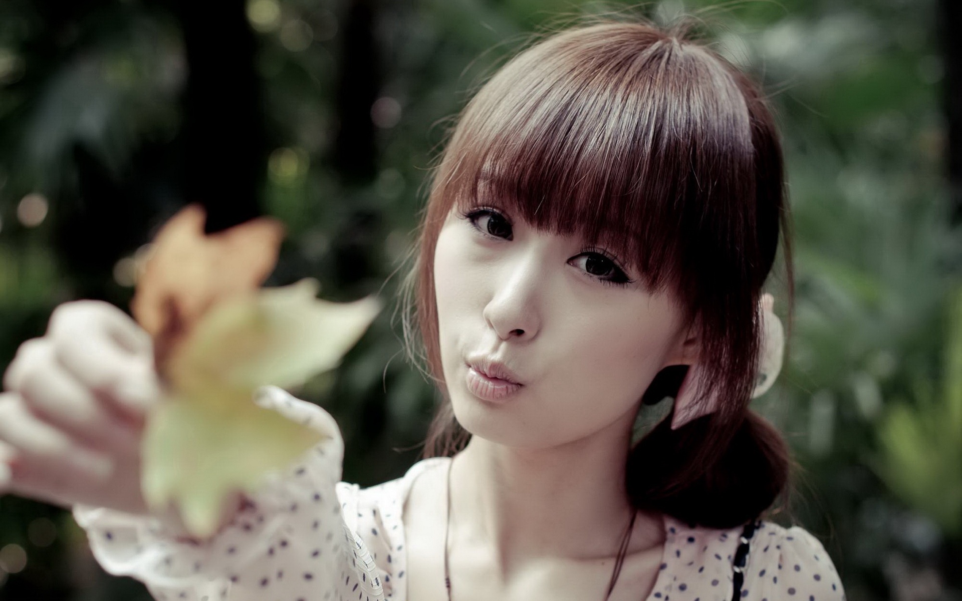 凱渥,美女,模特,NaNa,漫步丛林,宽屏,2012Y十月31D