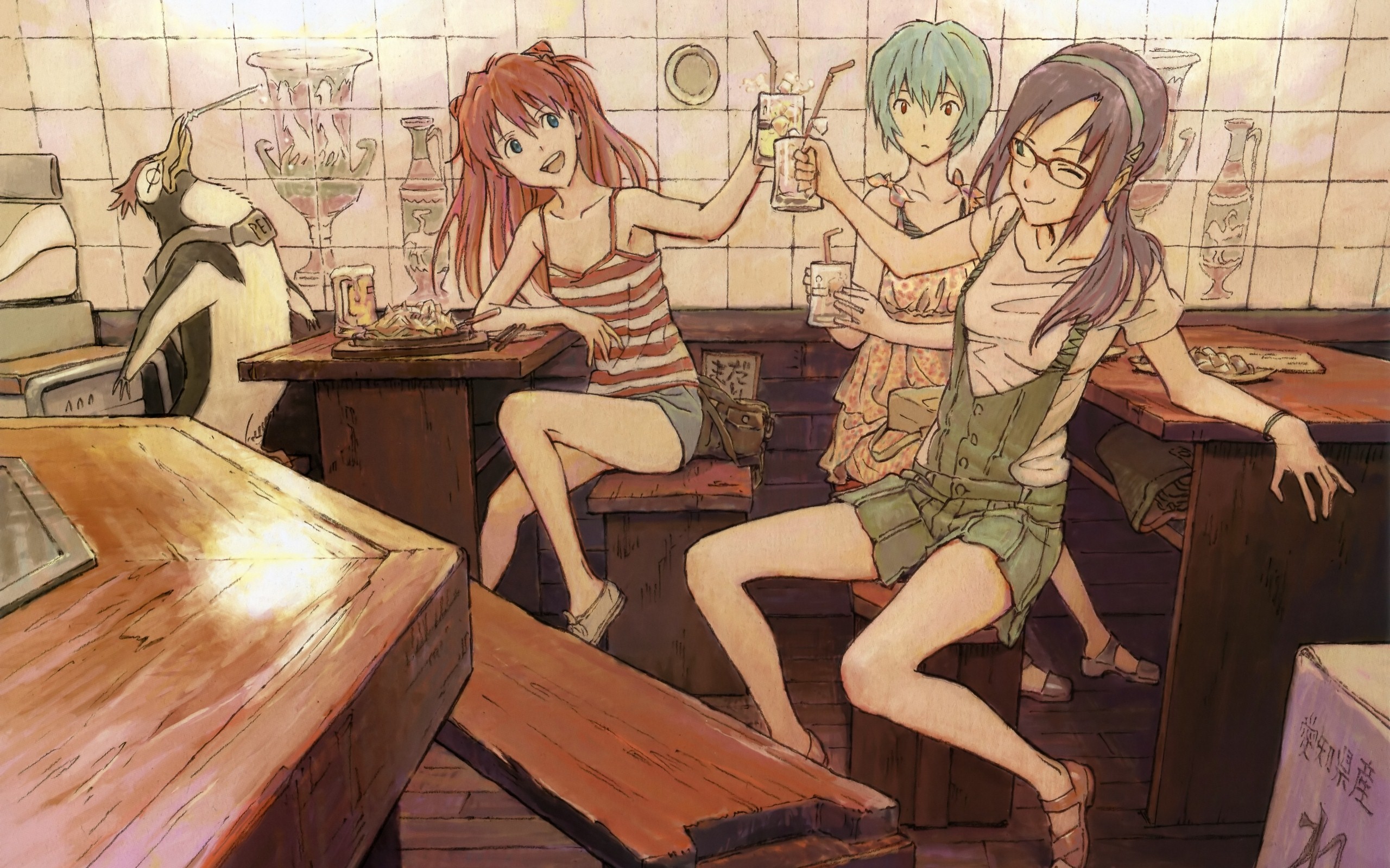 动漫,新世纪,福音战士,动漫少女,儿童桌面专用