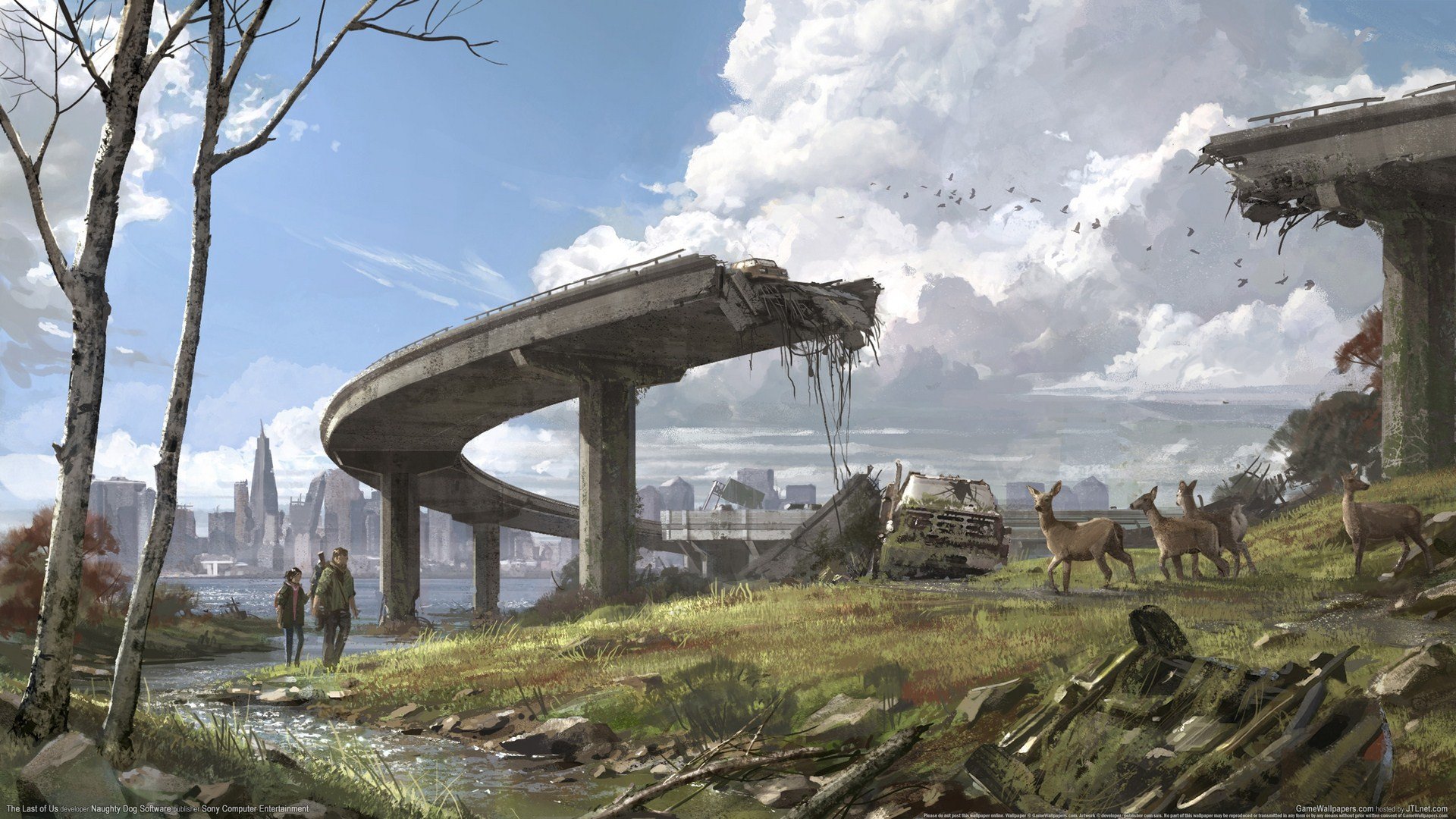 游戏,美国末日,游戏插画,游戏场景